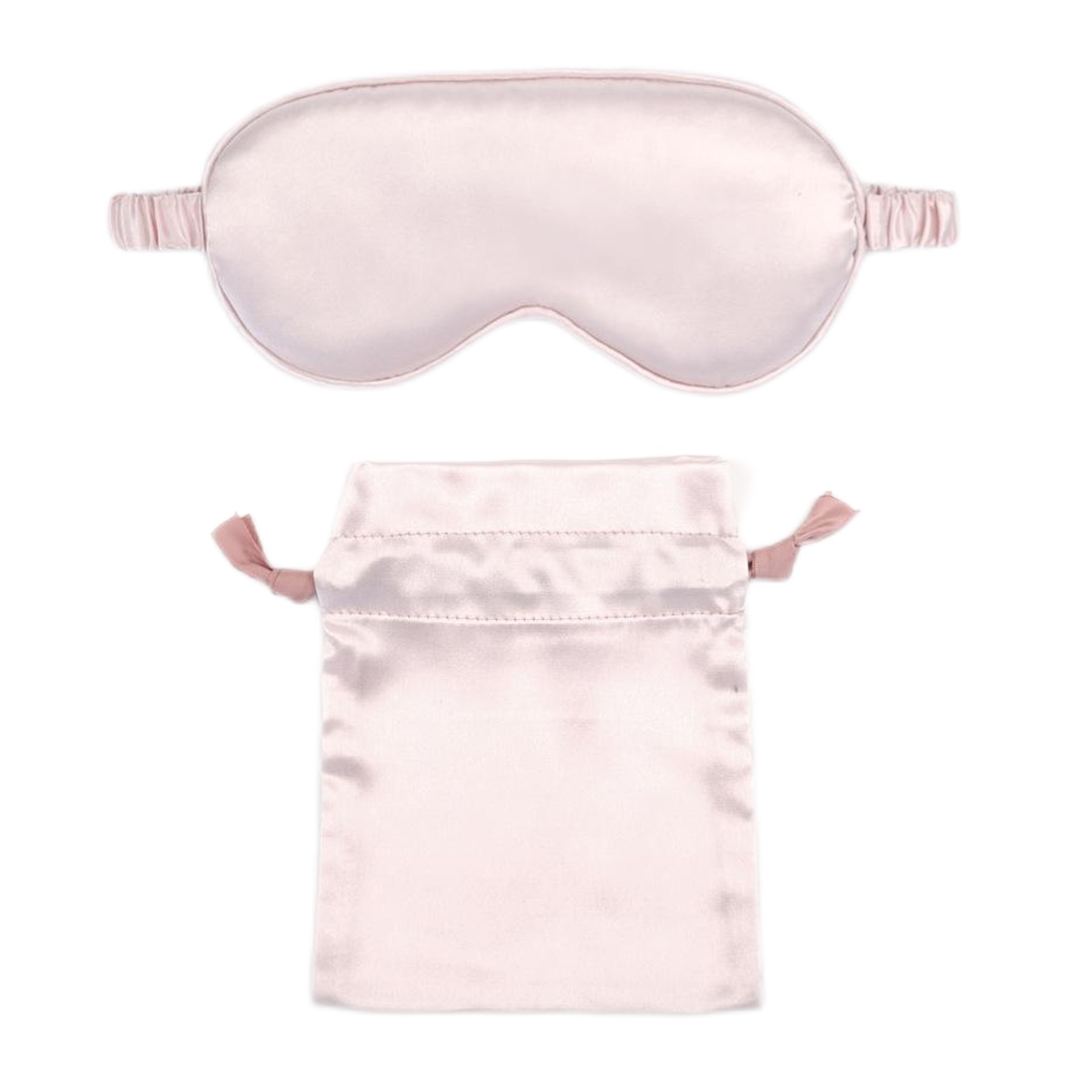 Satin Sleeping Eye Mask with drawstring pocket 8
