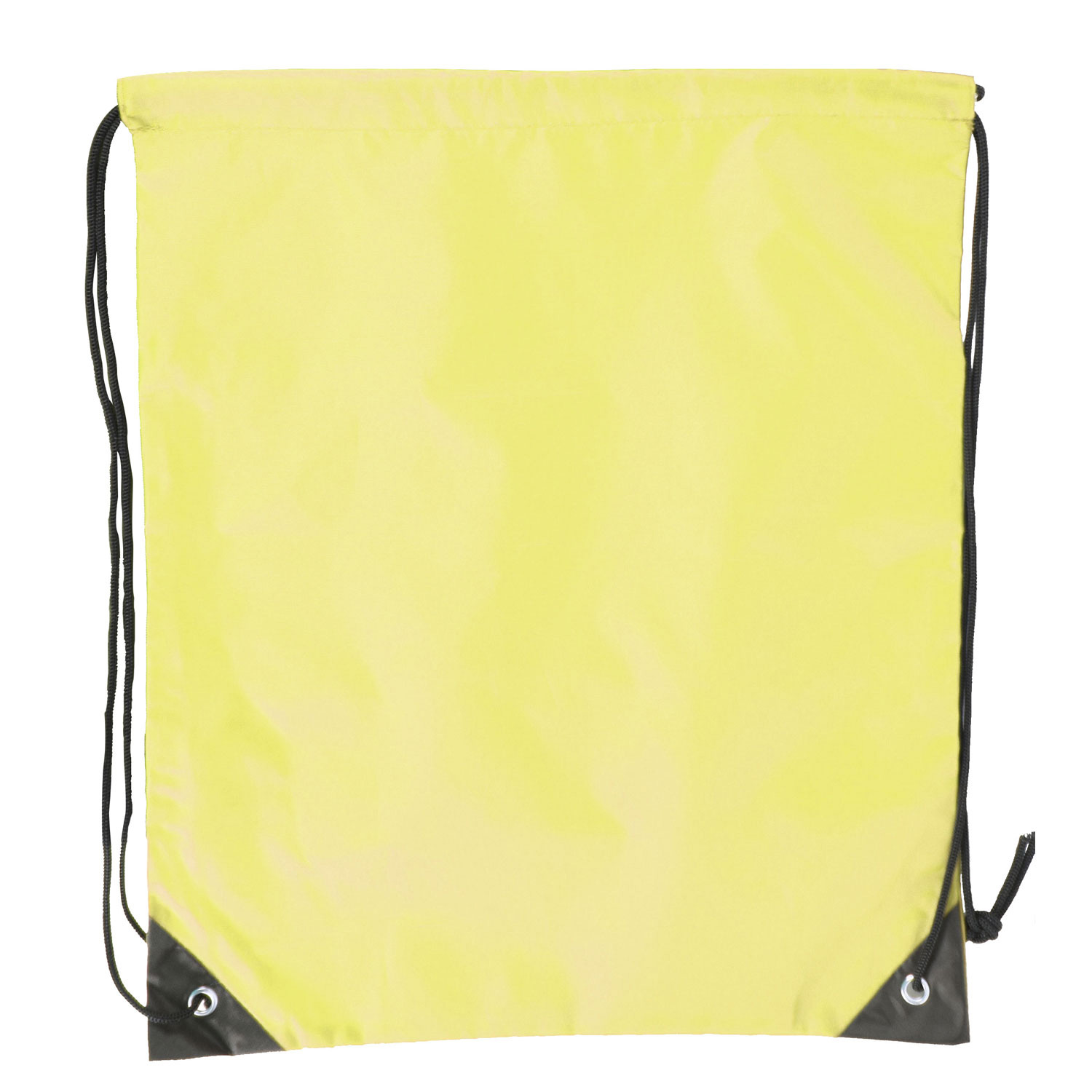 Football Shape Fabric Drawstring w/ Reinforced Corner