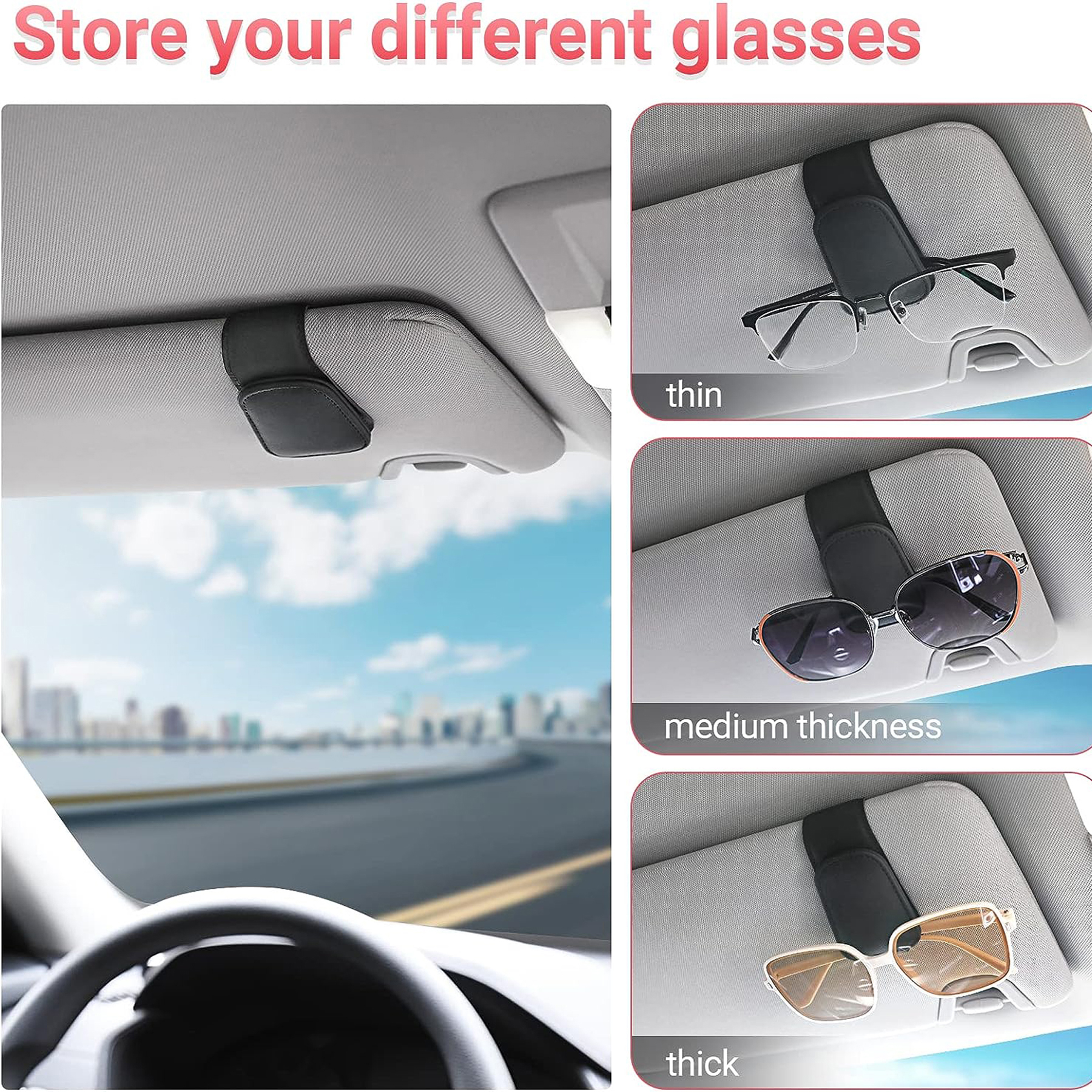 Leather Eyeglass Holder