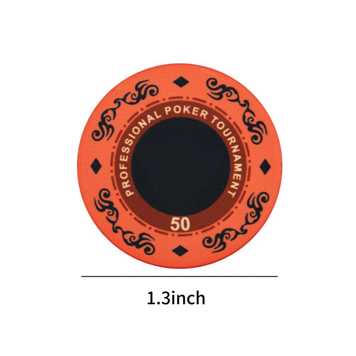 Durable Ceramic Poker Chips for Card Nights 3