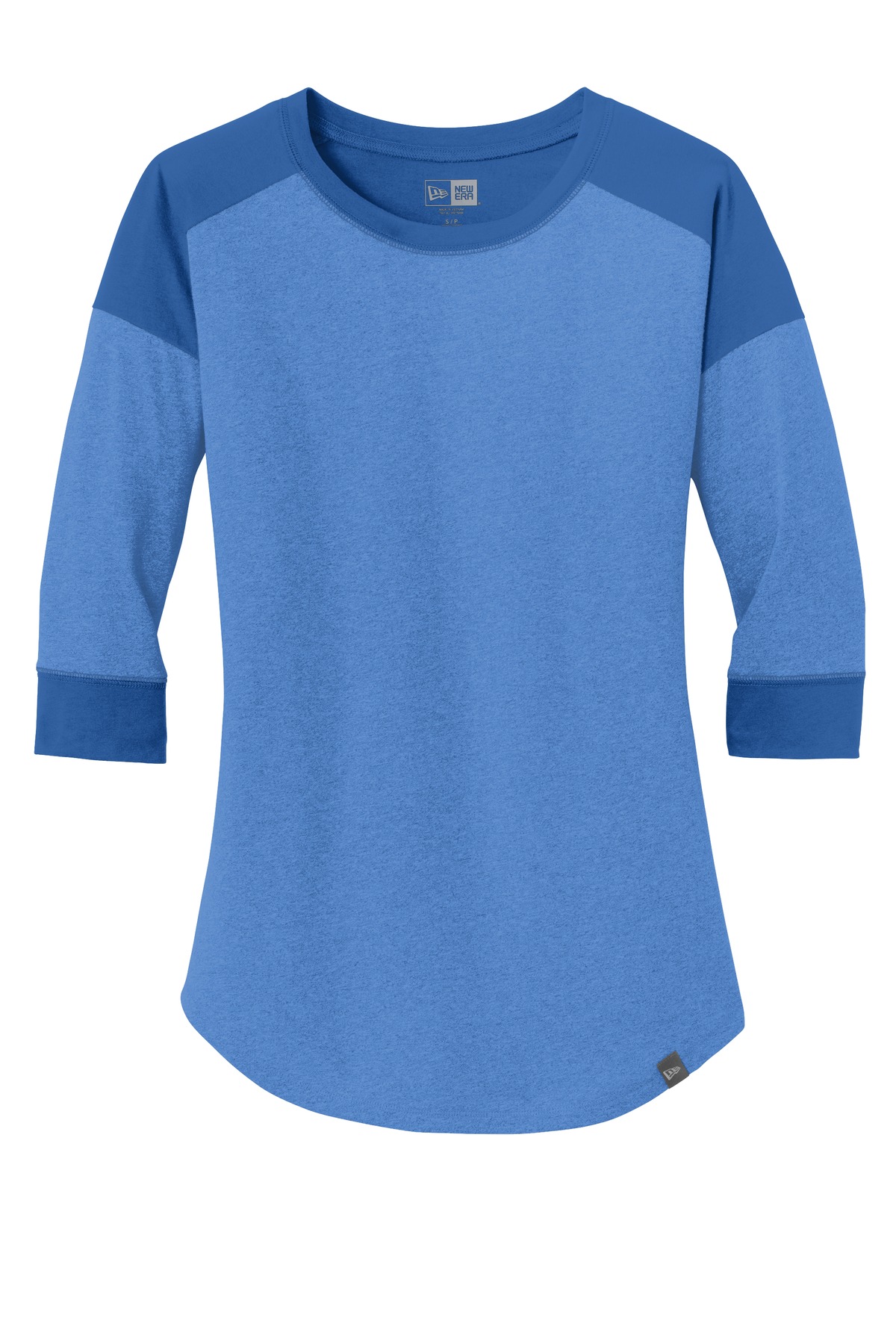 New Era Women's Heritage Blend 3/4-Sleeve Baseball Raglan Tee. LNEA104 43