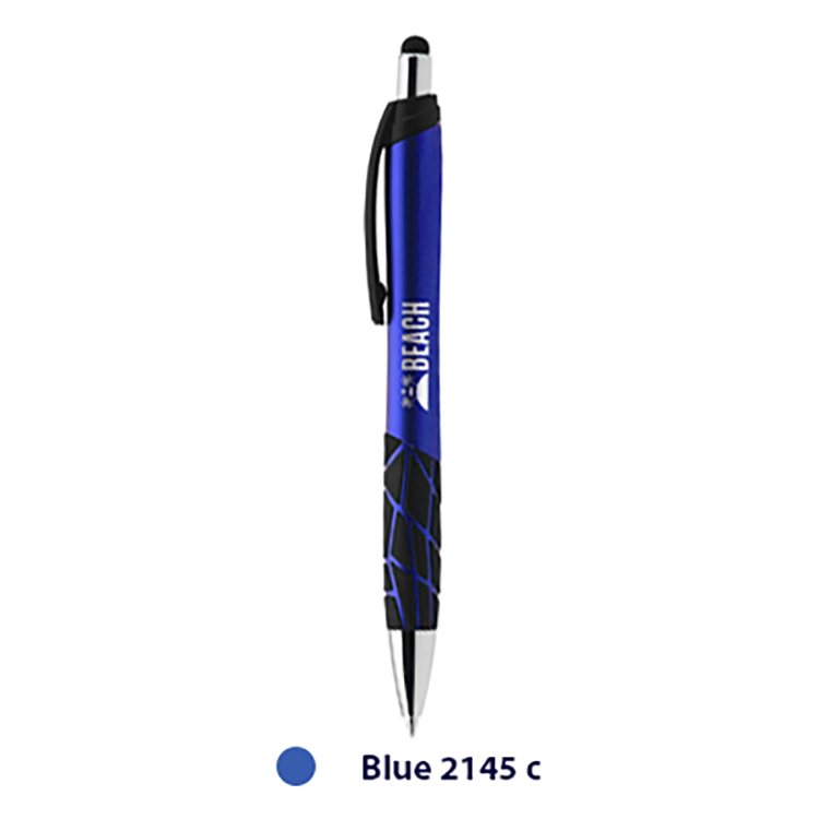 Tremor Plastic Pen with Stylus (1 Color Imprint) 4