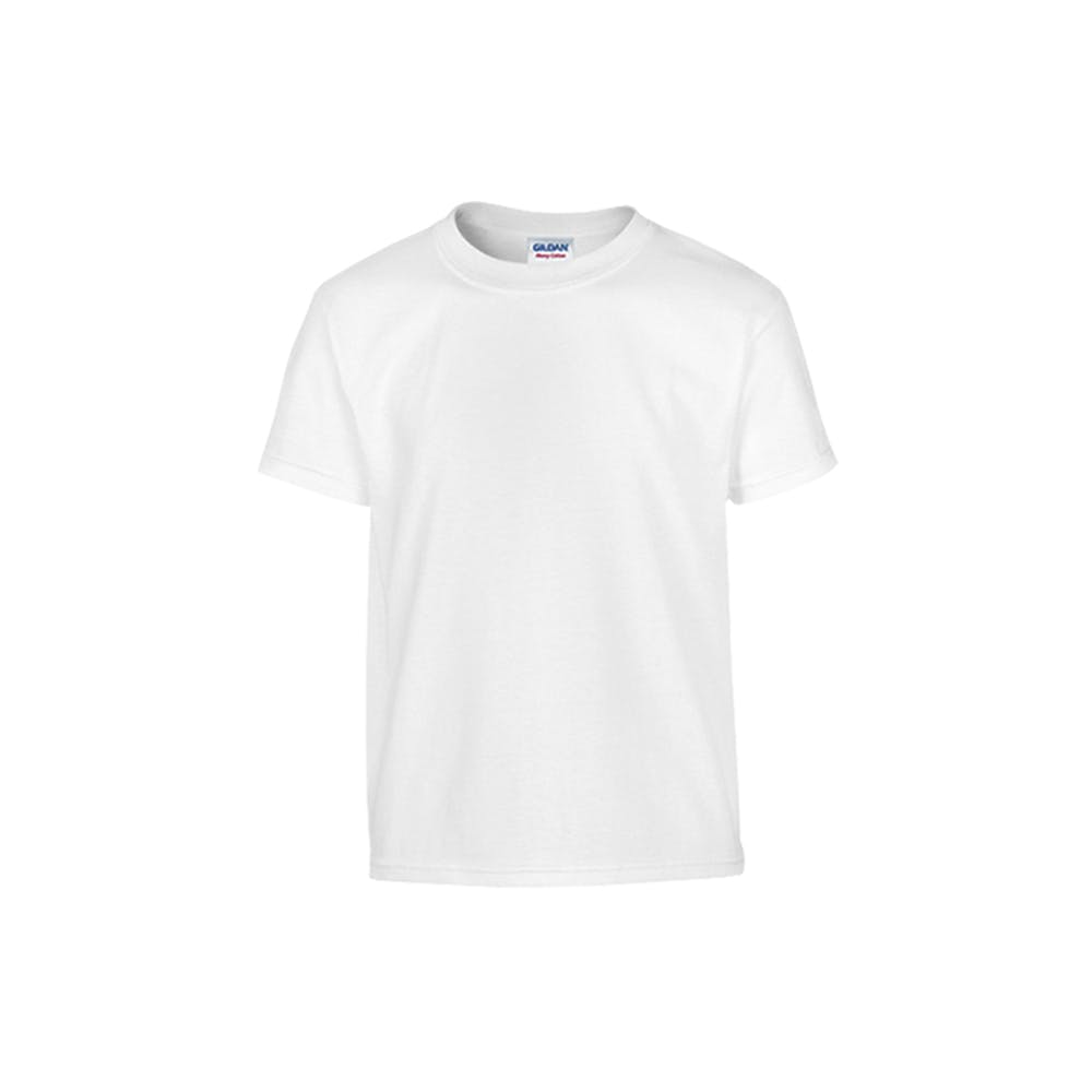 Kids' Irregular Gildan Shirts - White Small 1
