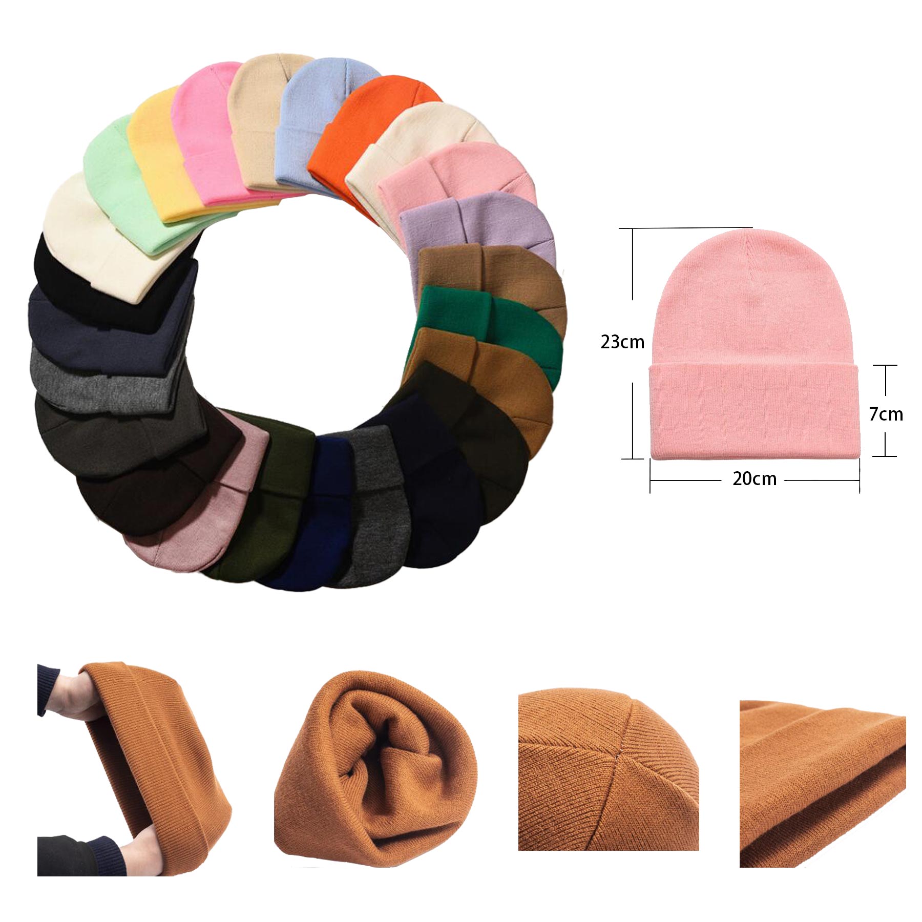 Acrylic Knit Beanie 1
