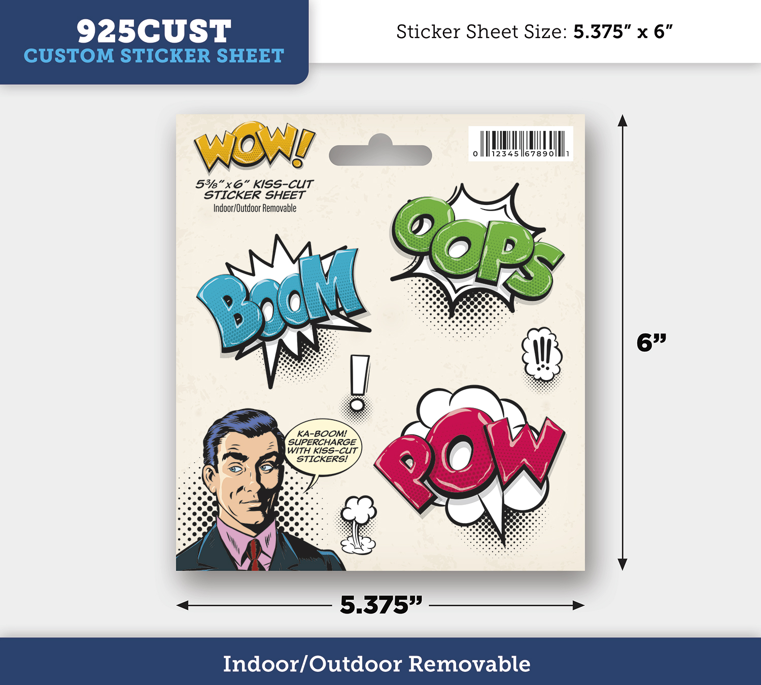 Removable Writeable Matte Sticker - 25 to 34 Square Inches 7