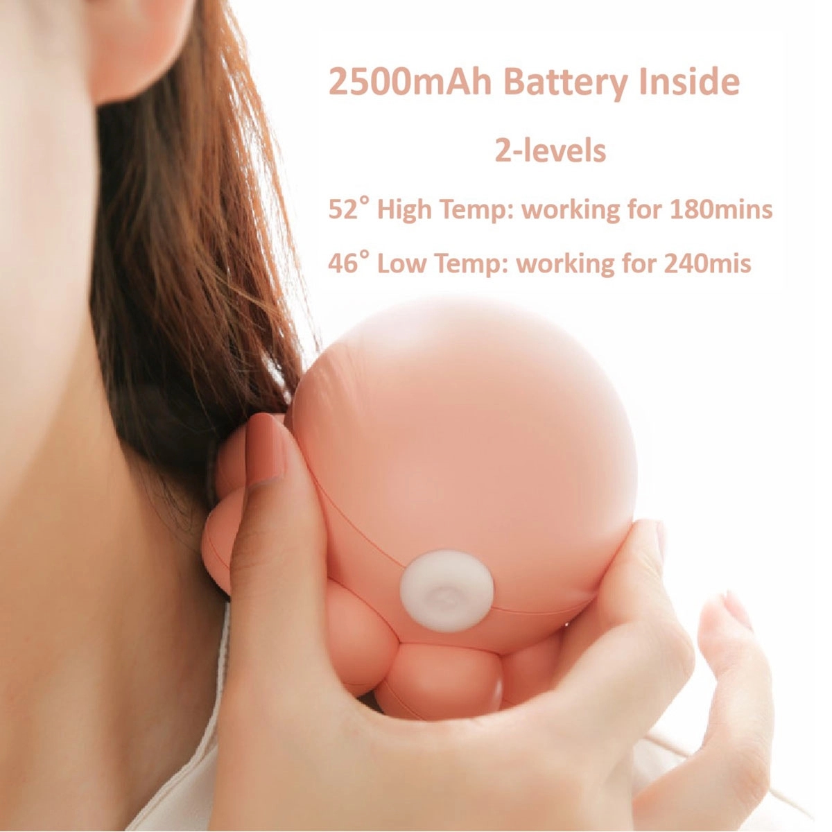 Mini Handheld Heating Vibrating Body Massager 4