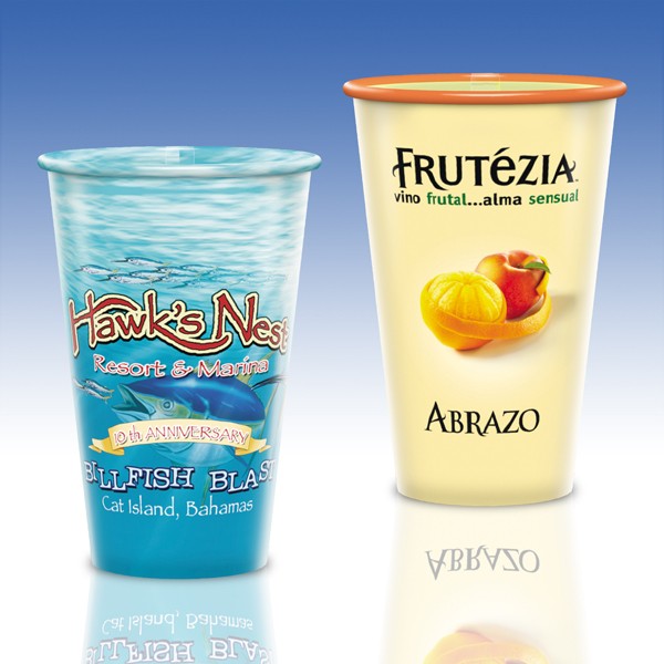 16 oz-Reusable Clear Plastic Cups