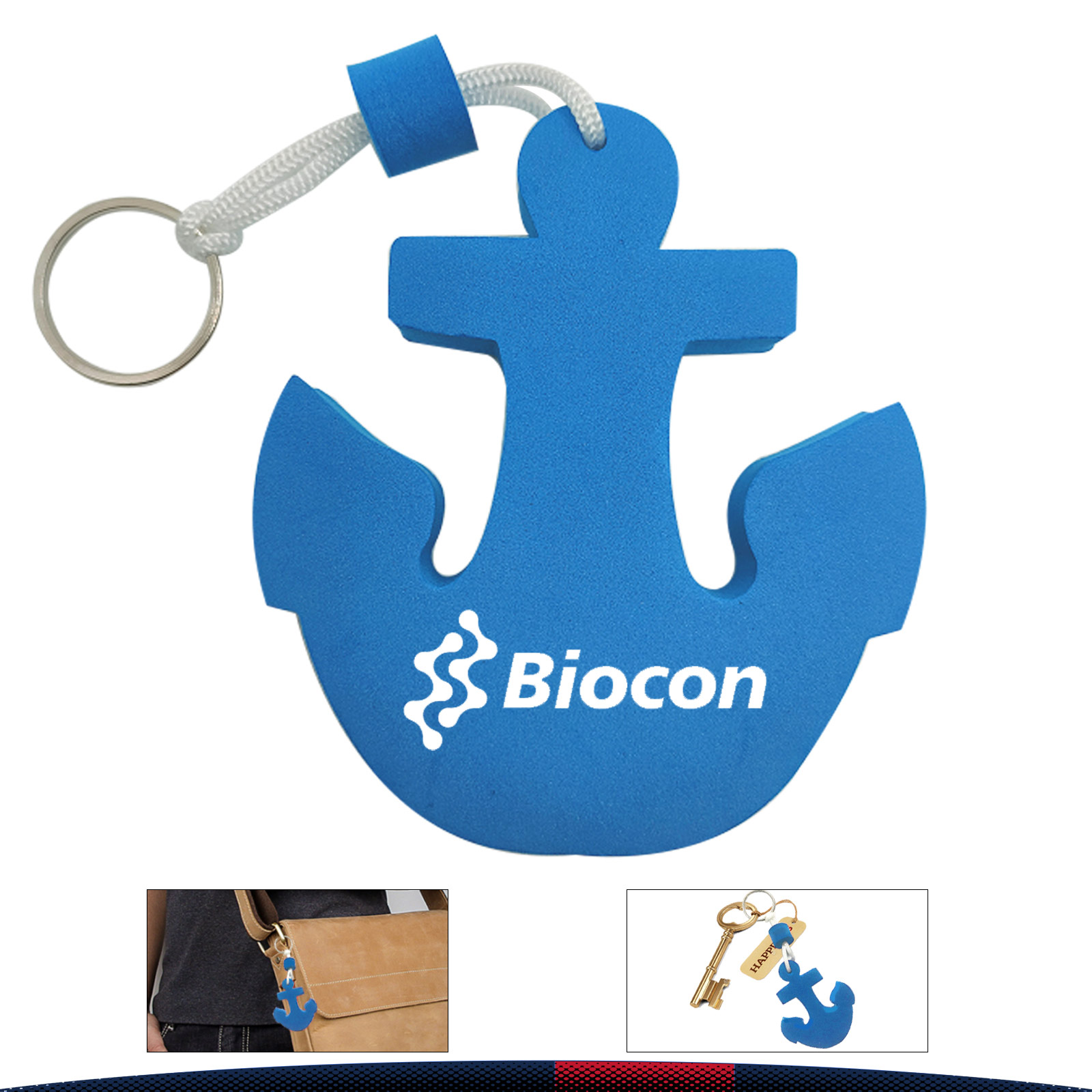 Anchor Floating Keychain 1