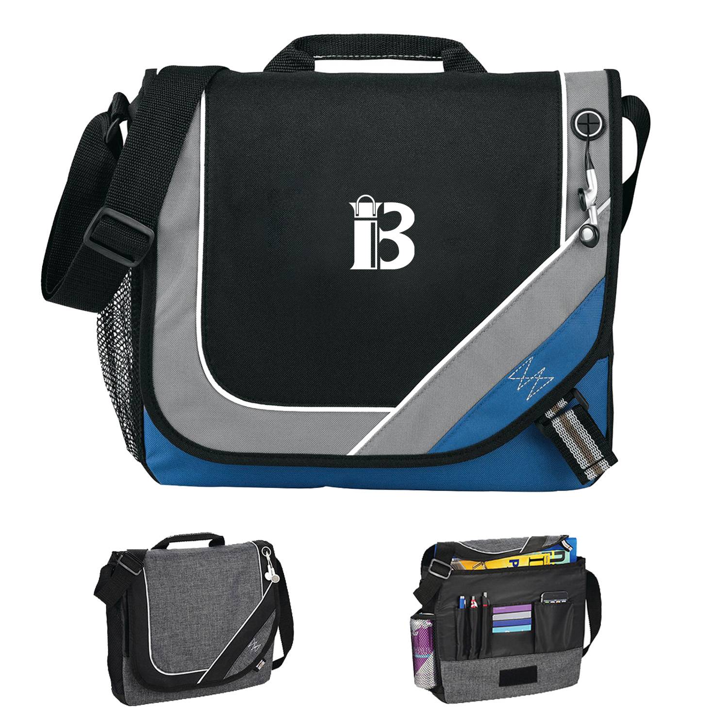 Oxford Messenger Crossbody bag With Earphone Hole 2