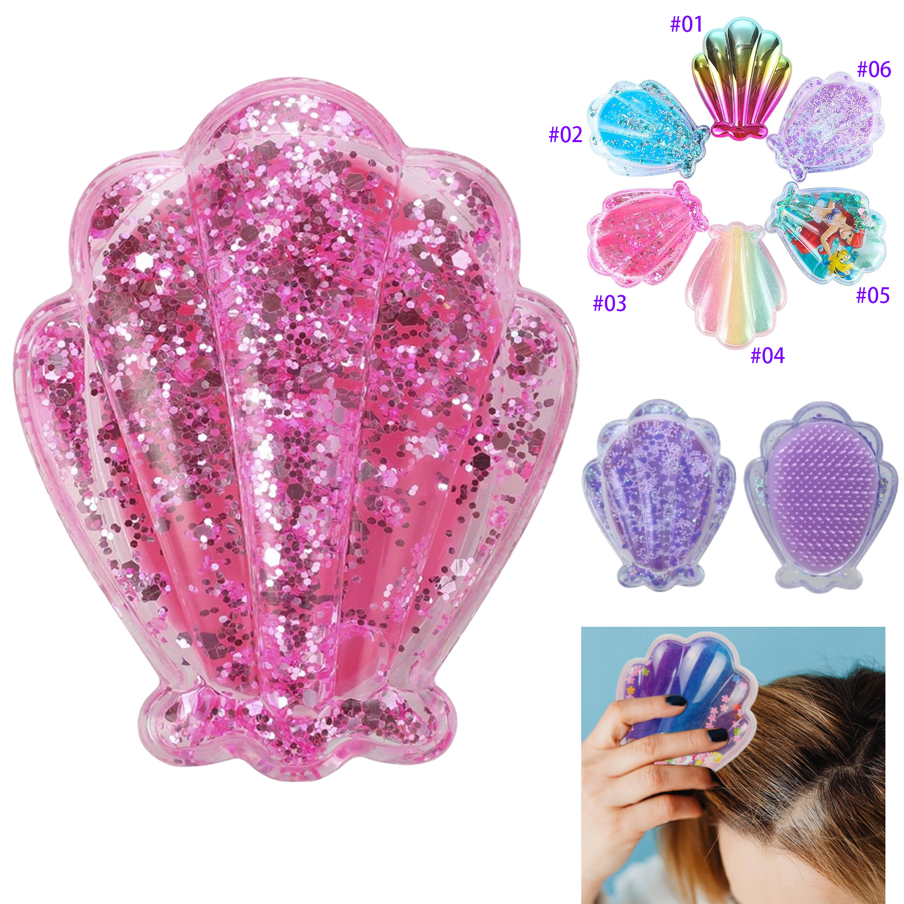 Mermaid Detangling Hair Brush