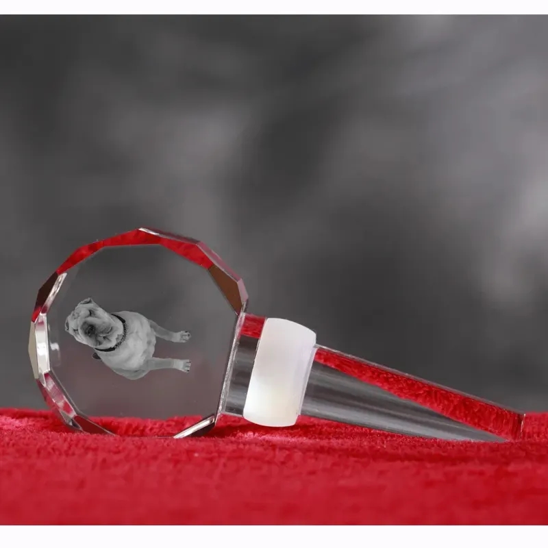 3D Crystal Circle Bottle Stopper 1