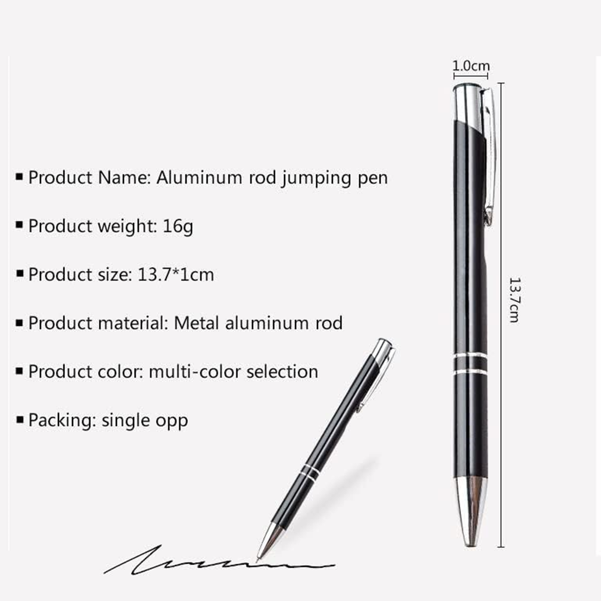 Metal Press Ballpoint Pen 2