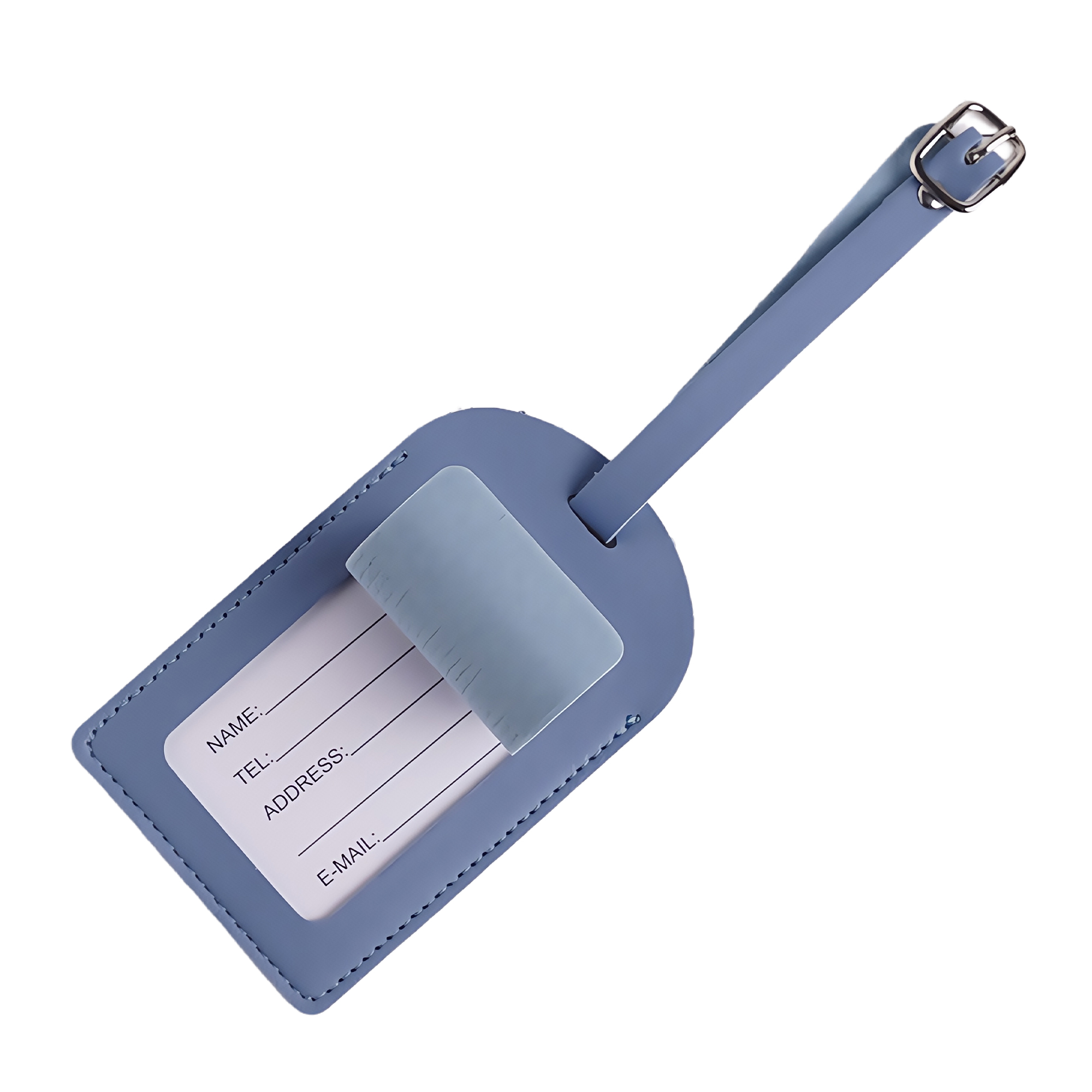 PU Leather Luggage Tag with Window 10
