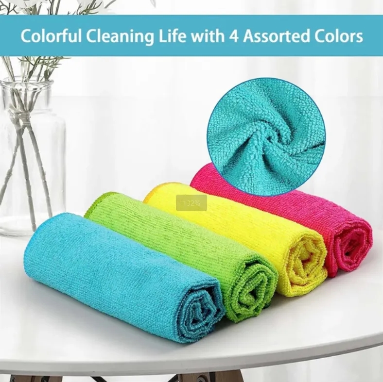 Reusable Microfiber Cleaning Cloth 12 x 12 Inch 3