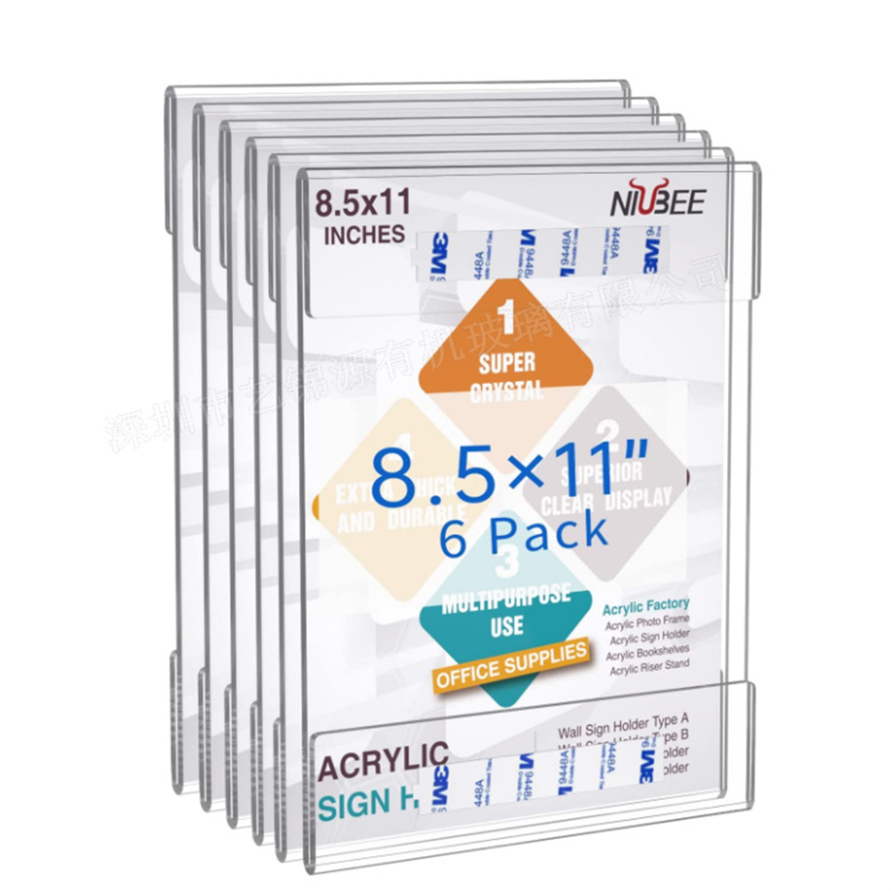Transparent Clear Acrylic Sign Holder 2