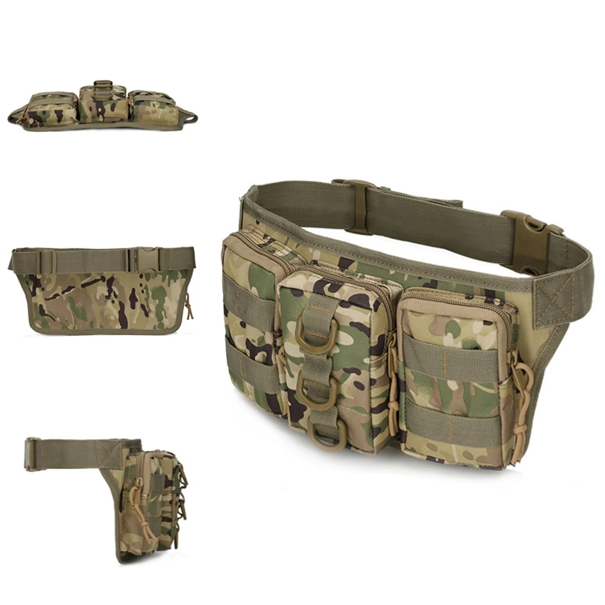 Utility Camouflage Tactical Waist Pack MOQ 50PCS 4