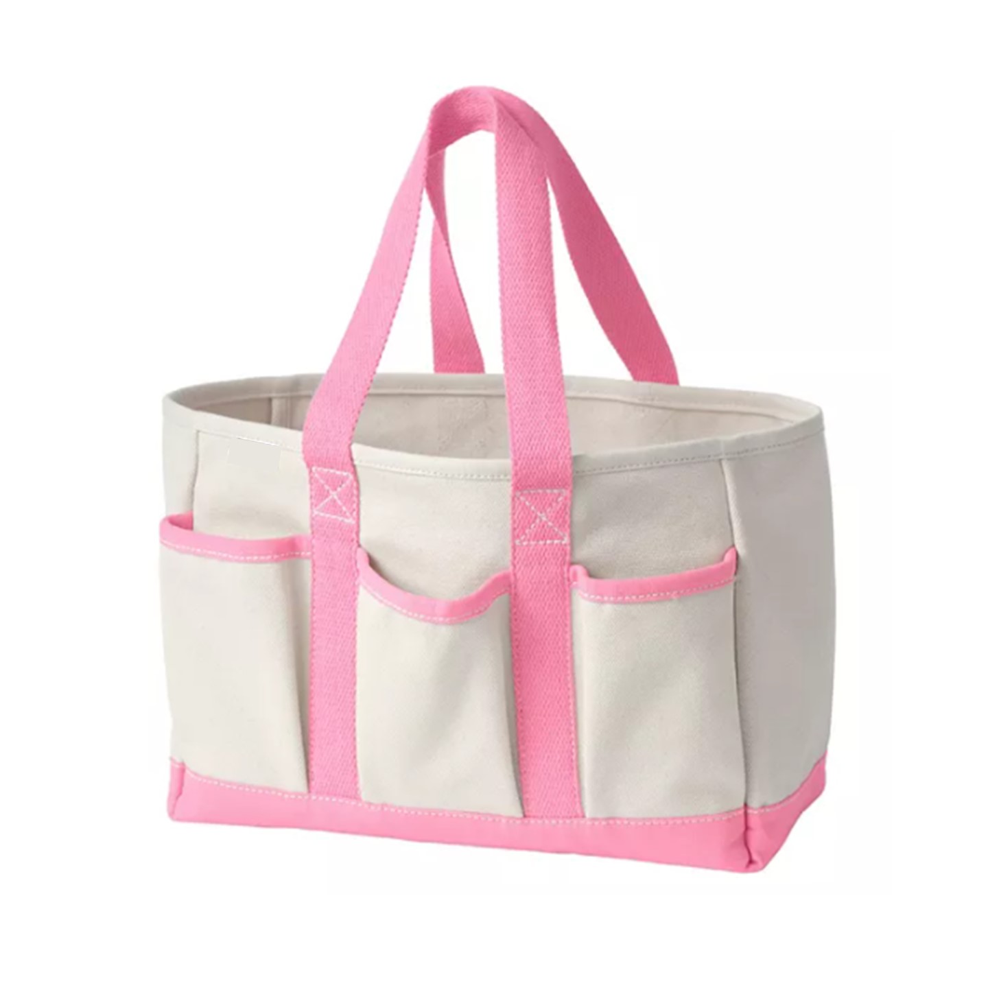 Canvas Multi Pockets Garden Tote, custom tote bag with logo imprint 4