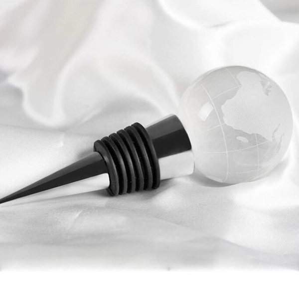 Crystal Globe Wine Stopper 4