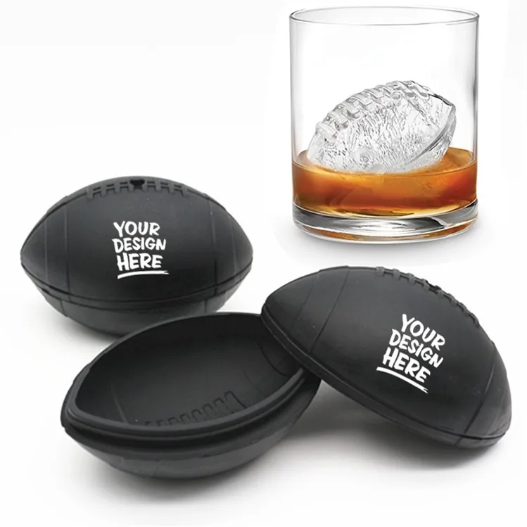 3D Football Ice Mold 2