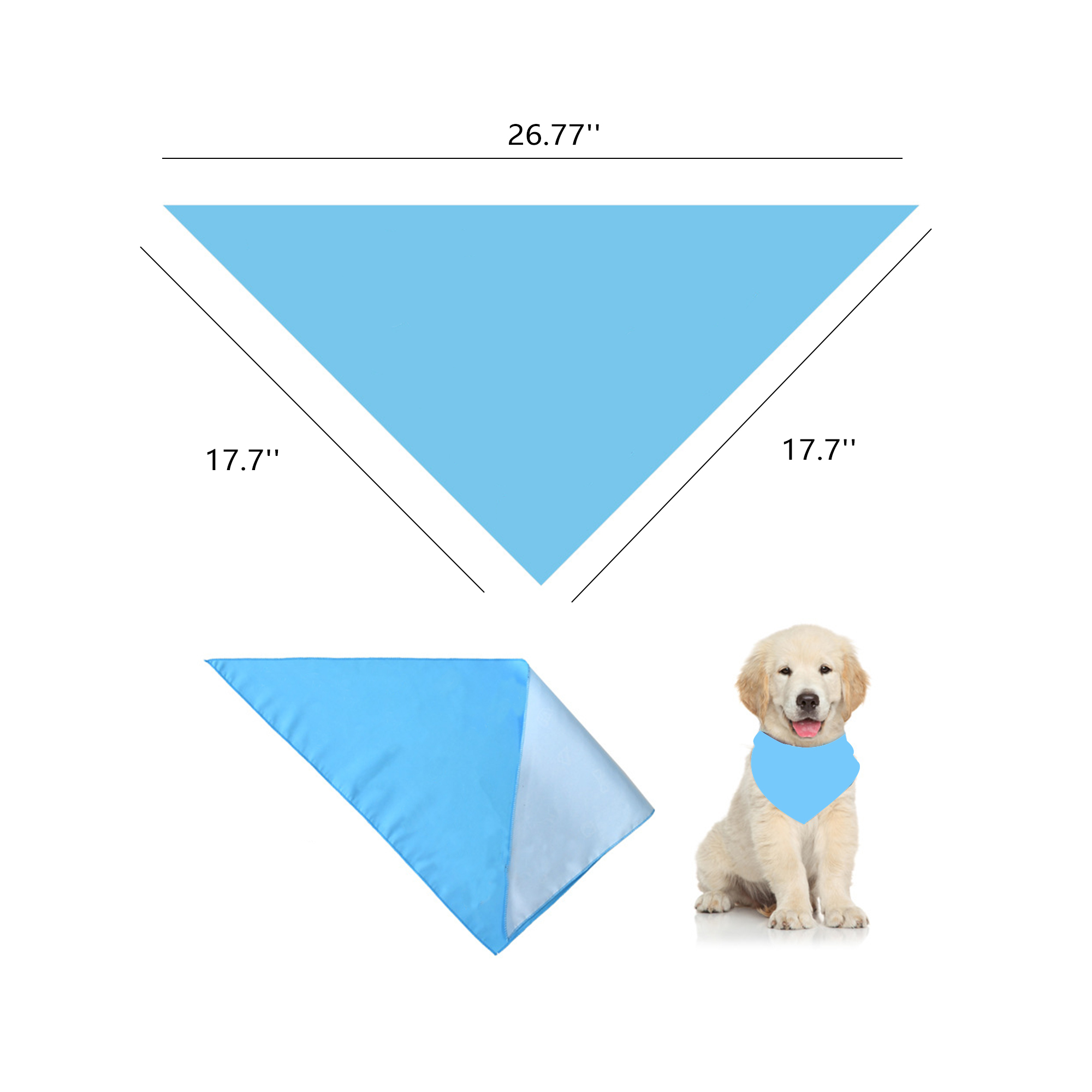 Customizable Pet bandanas MOQ 50 2