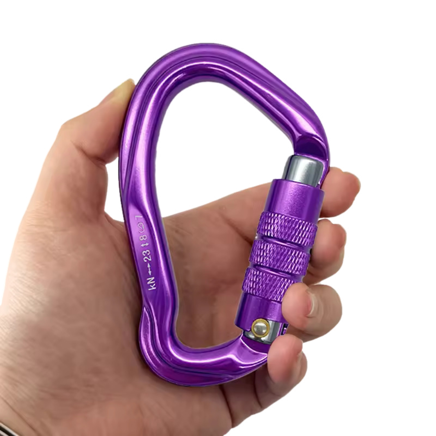 B Ring Twist Gate Aluminum Carabiner 5