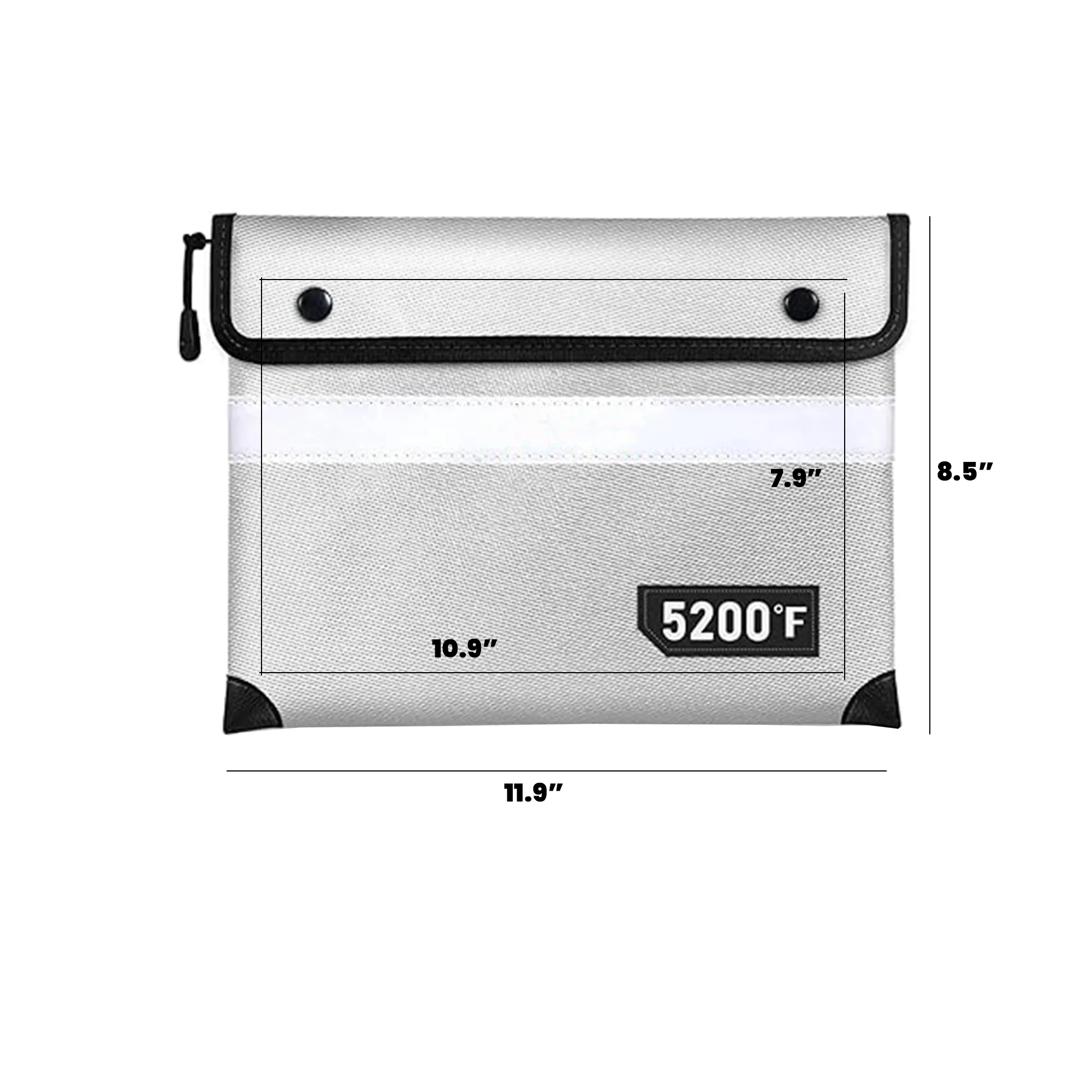 Upgraded Fireproof Document Bag 5200F 3