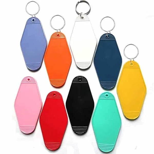 Plastic Hotel Key Tag Motel Keychain 4