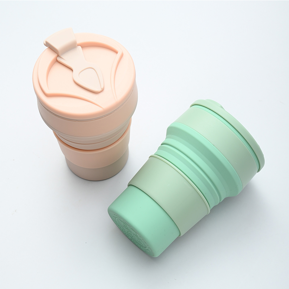350ML Retractable Silicone Water Cup 3