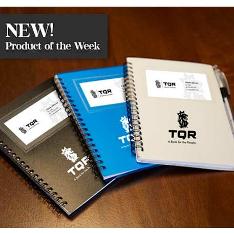 FSC® Recycled 5" x 7" Star Spiral Notebook with Pe 79