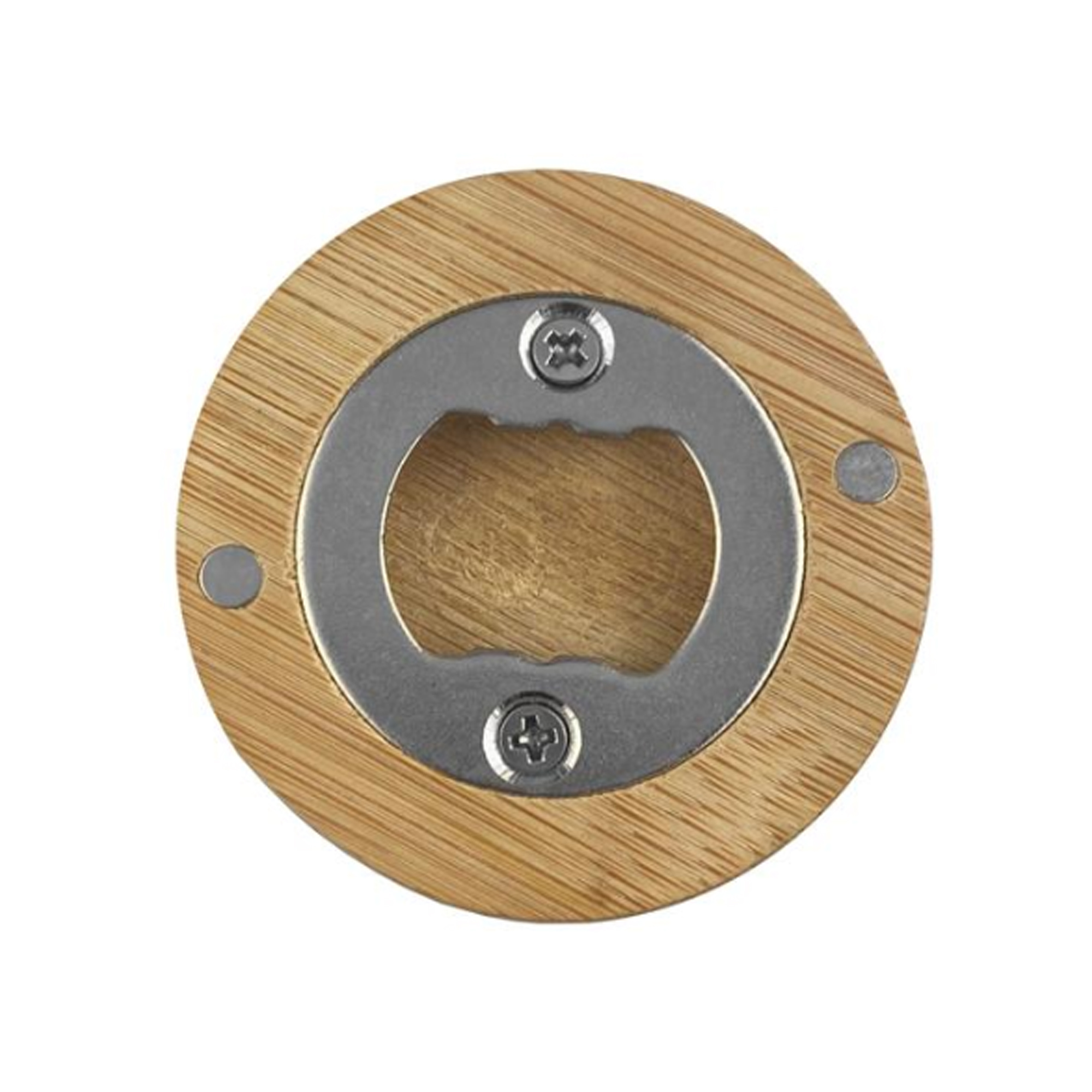 Bamboo Magnetic Bottle Opener 3