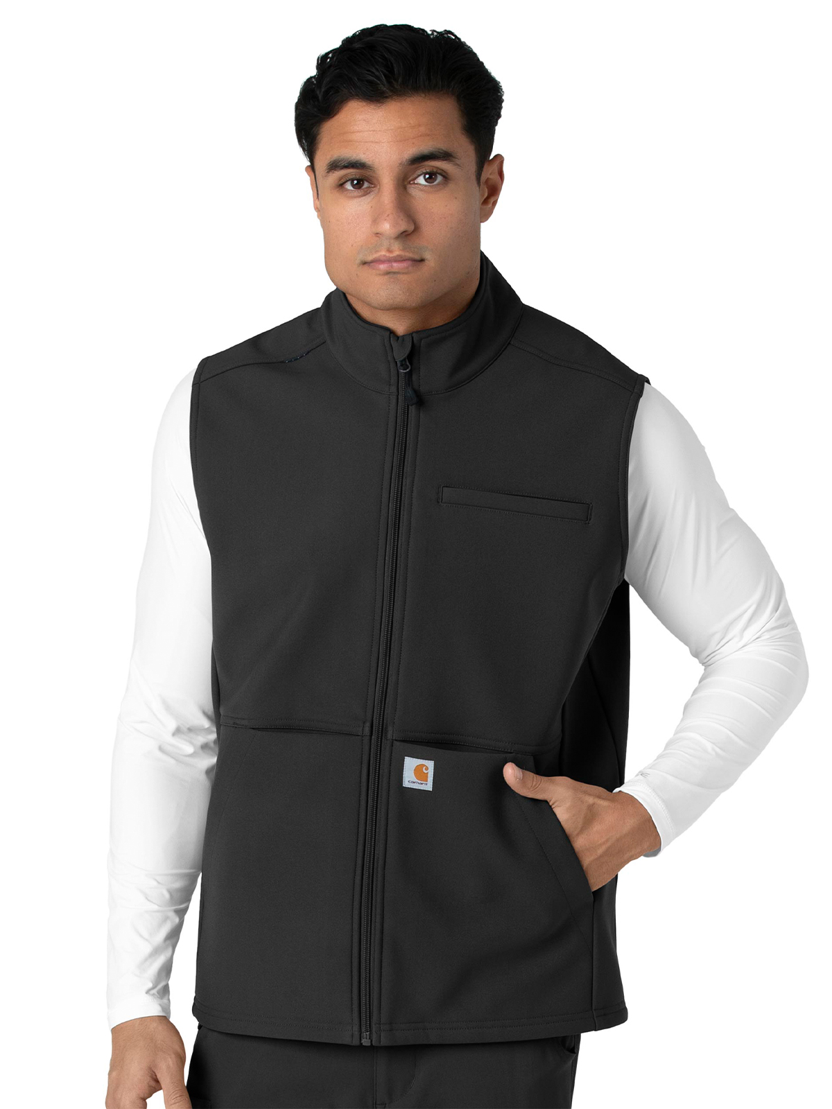 Rugged Flex Peak Men's Four-Pocket Bonded Fleece Vest