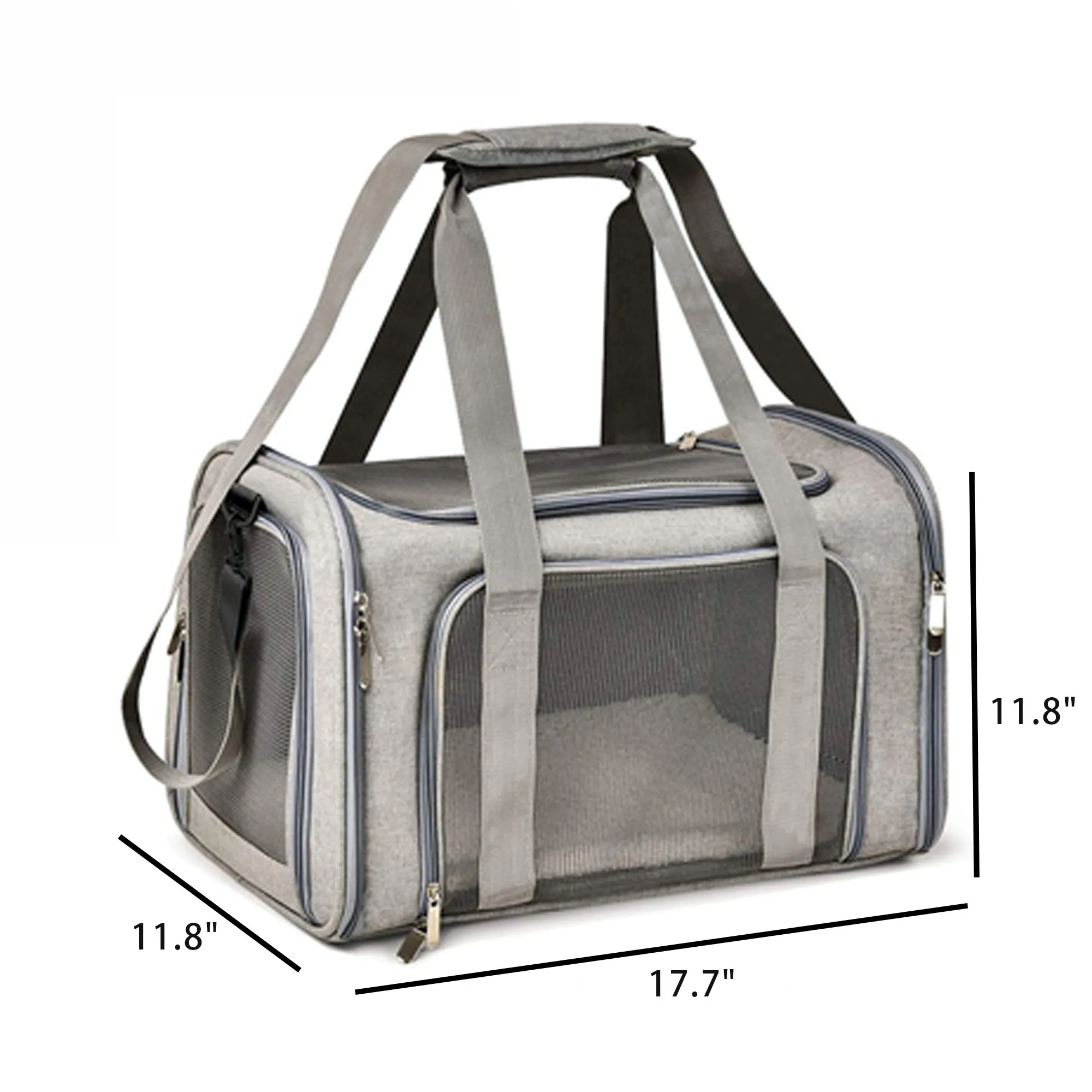 Folding Breathable Travel Pet Carrier Tote Bag 7