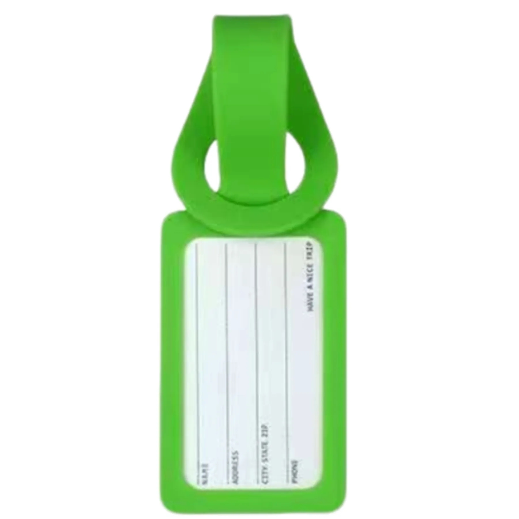 Silicone Luggage Tag with Name ID Card 10