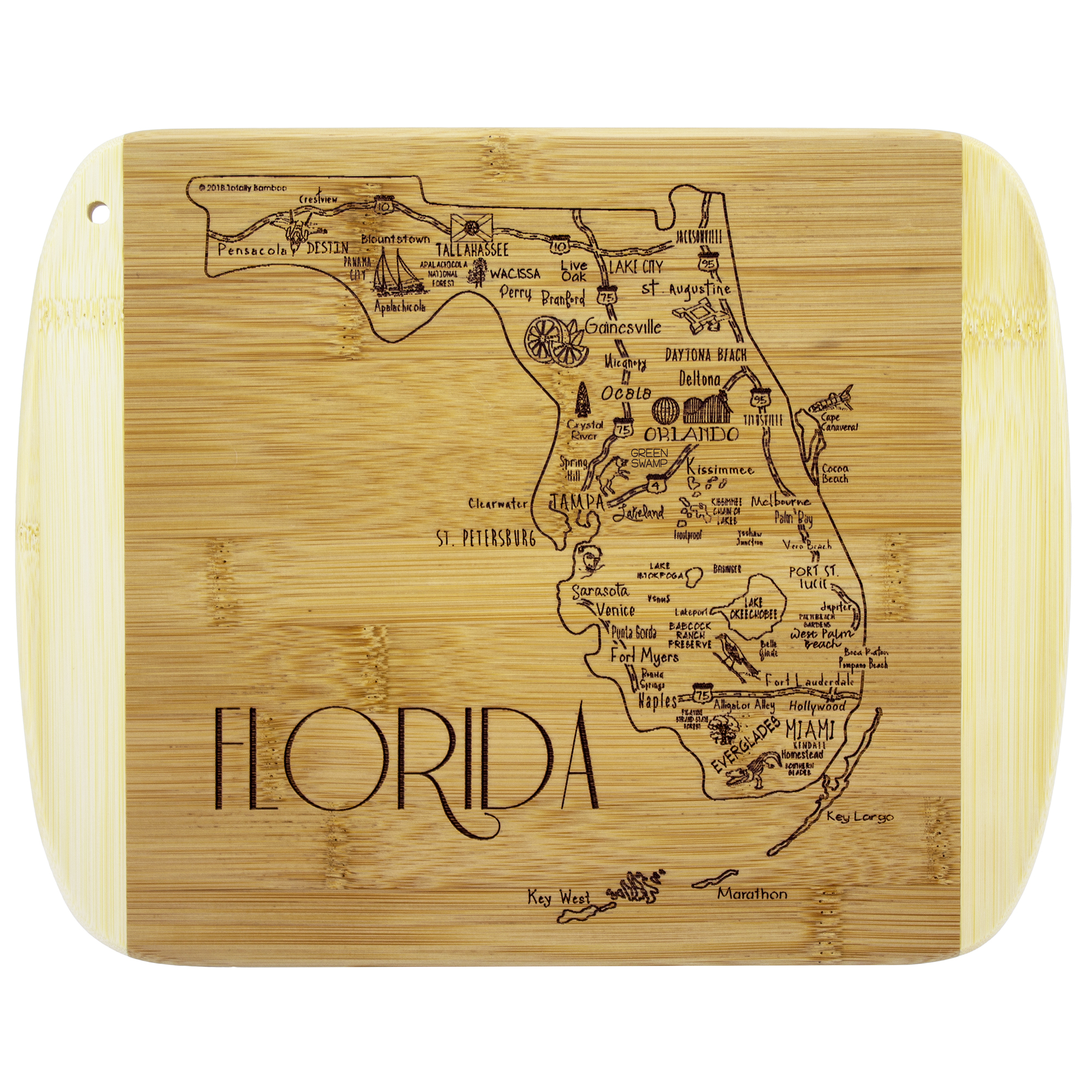 A Slice of Life Florida Serving & Cutting Board 8