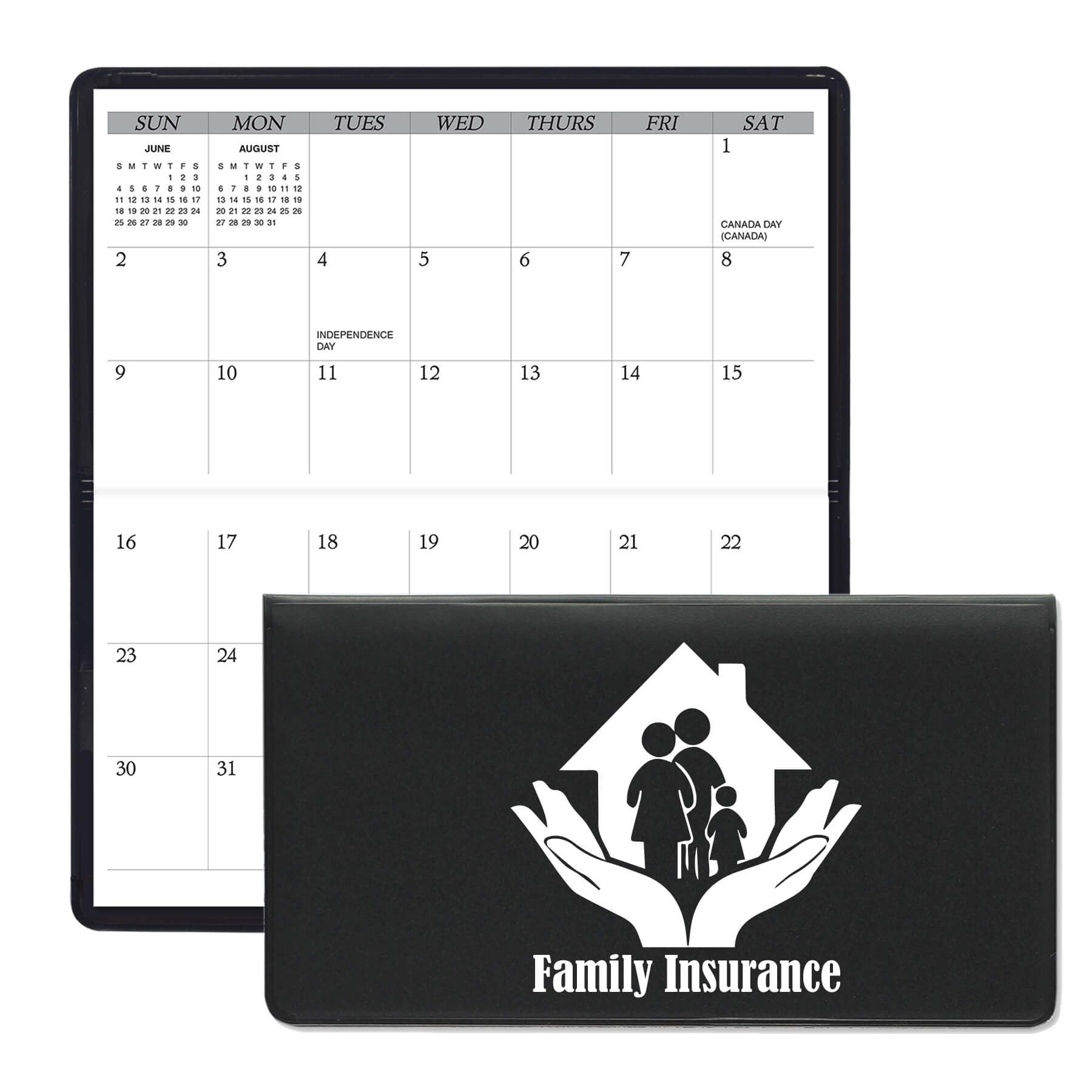Horizontal Monthly Pocket Planner 9