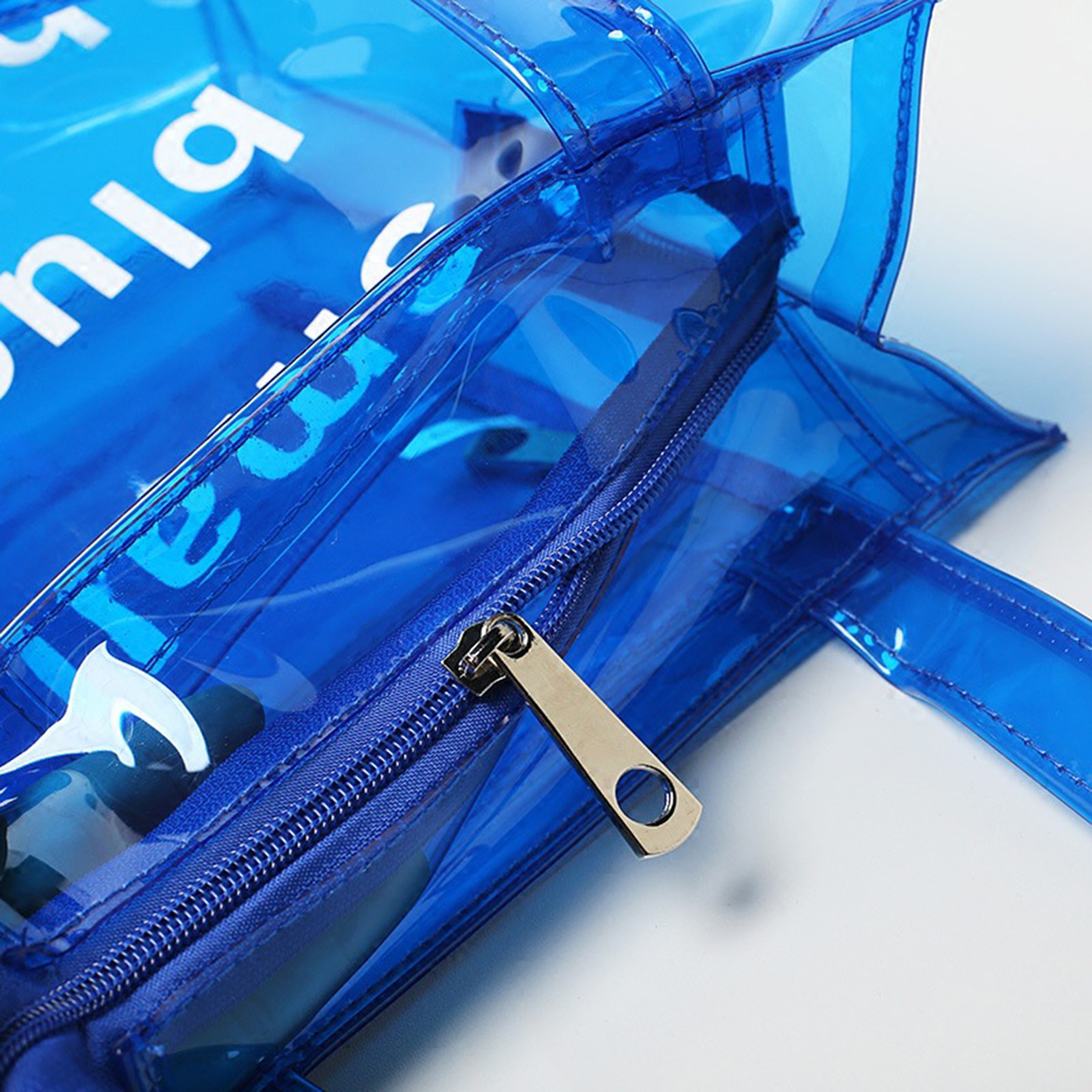 Clear PVC Tote Bag 2