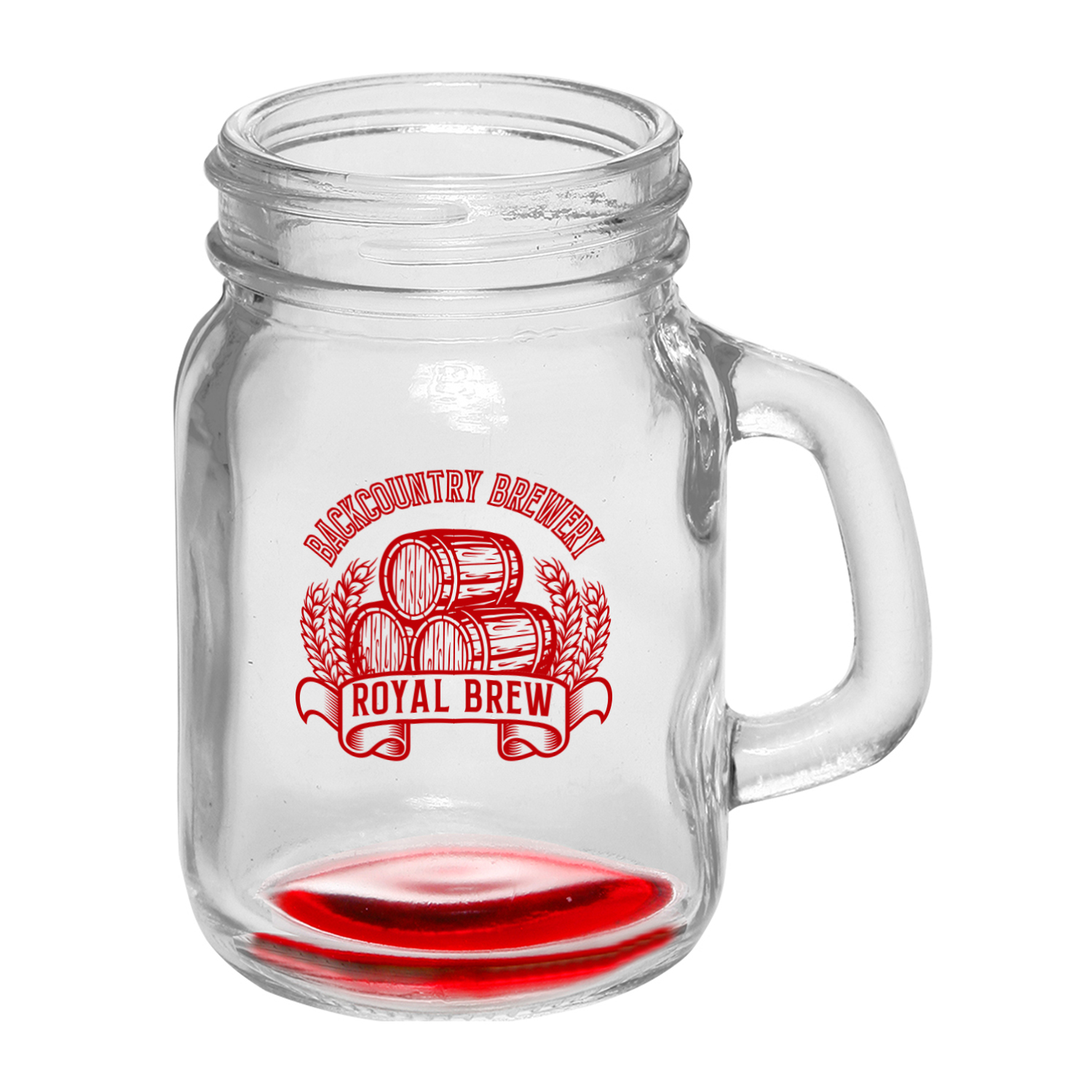 4.5 oz. Mini Mason Jar Sampler Glass (1 Color Imprint) 2