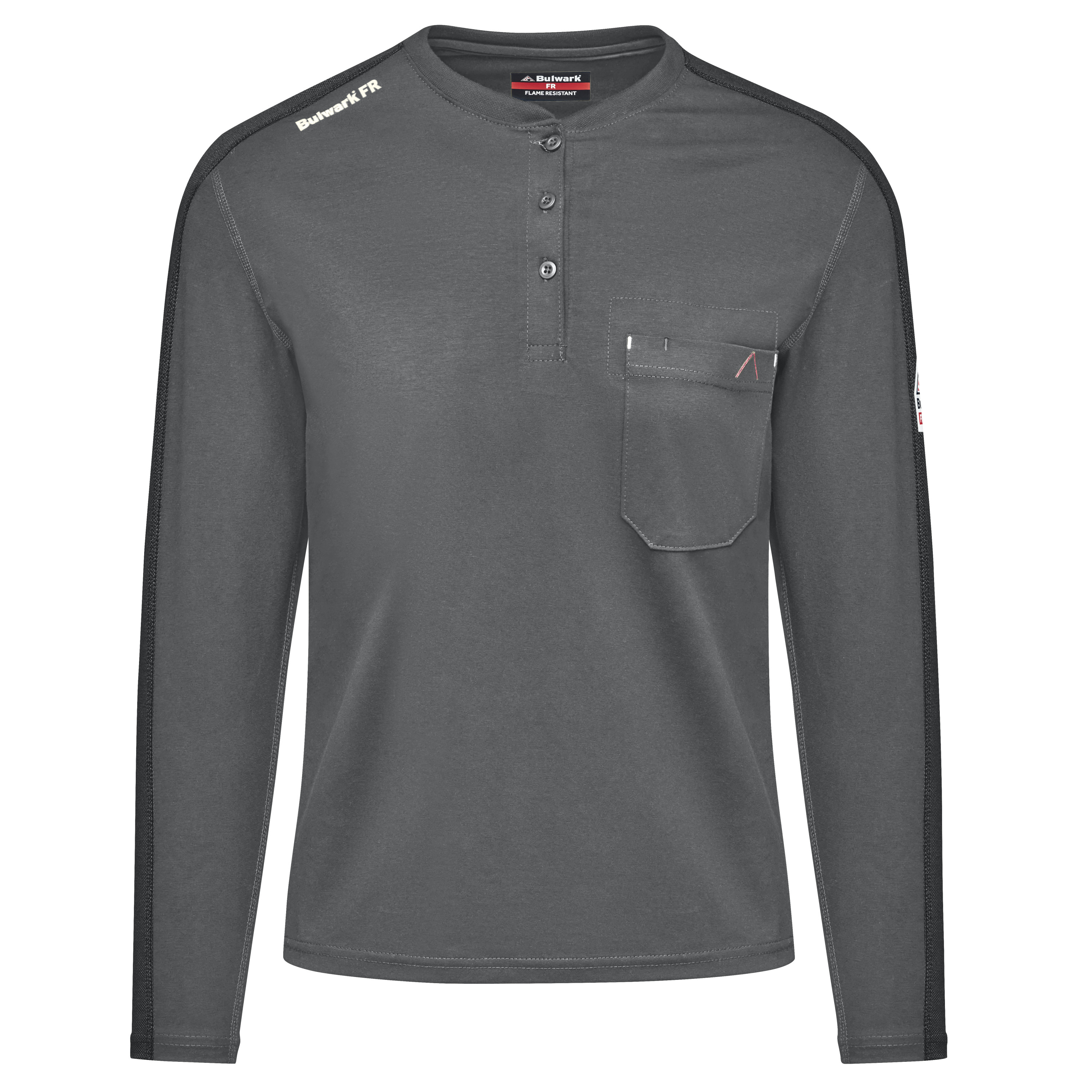Bulwark® Women's Flex Knit Henley 2