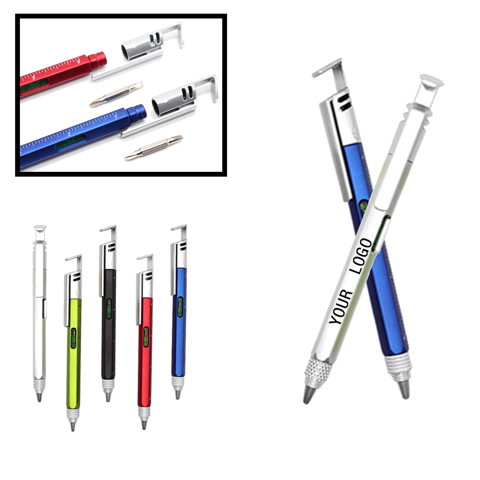 MOQ 20 PCS Ballpoint Pen With Multi-Function Tool 2