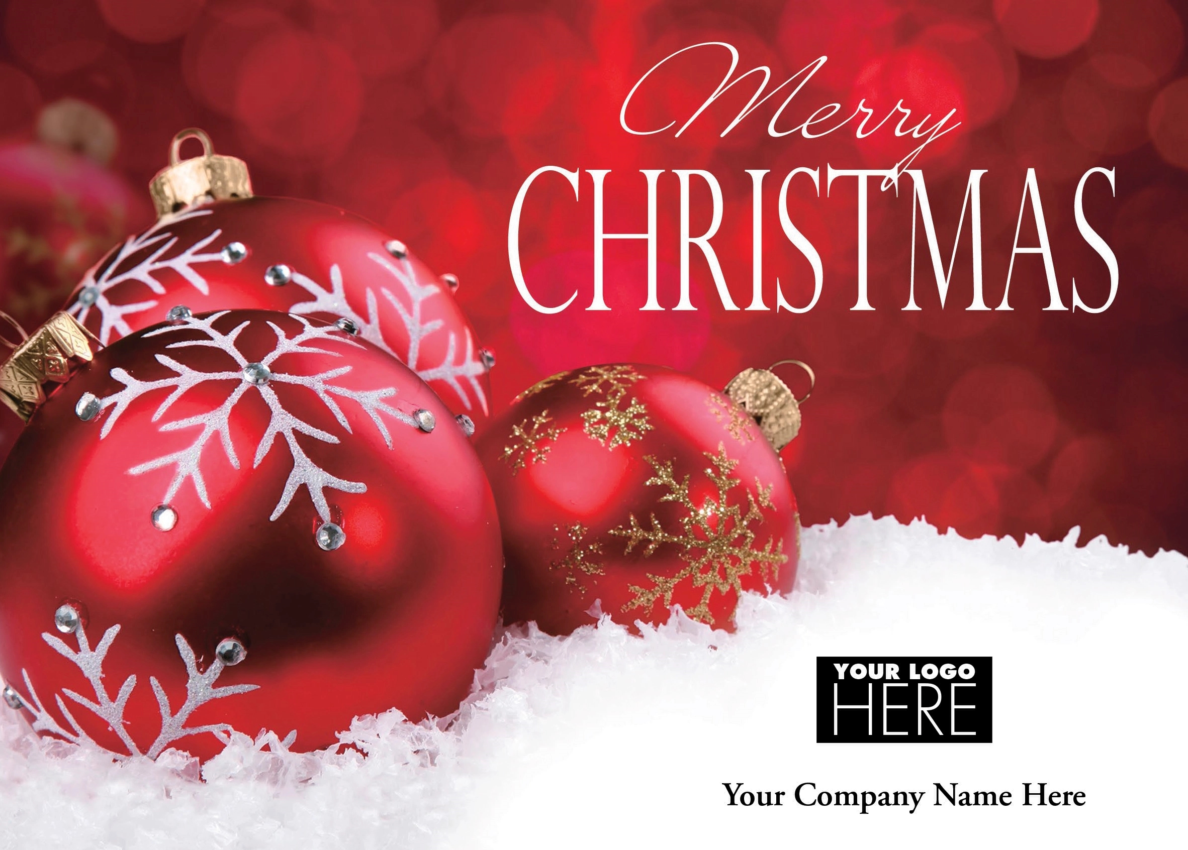 Christmas Ball Logo Cards 2