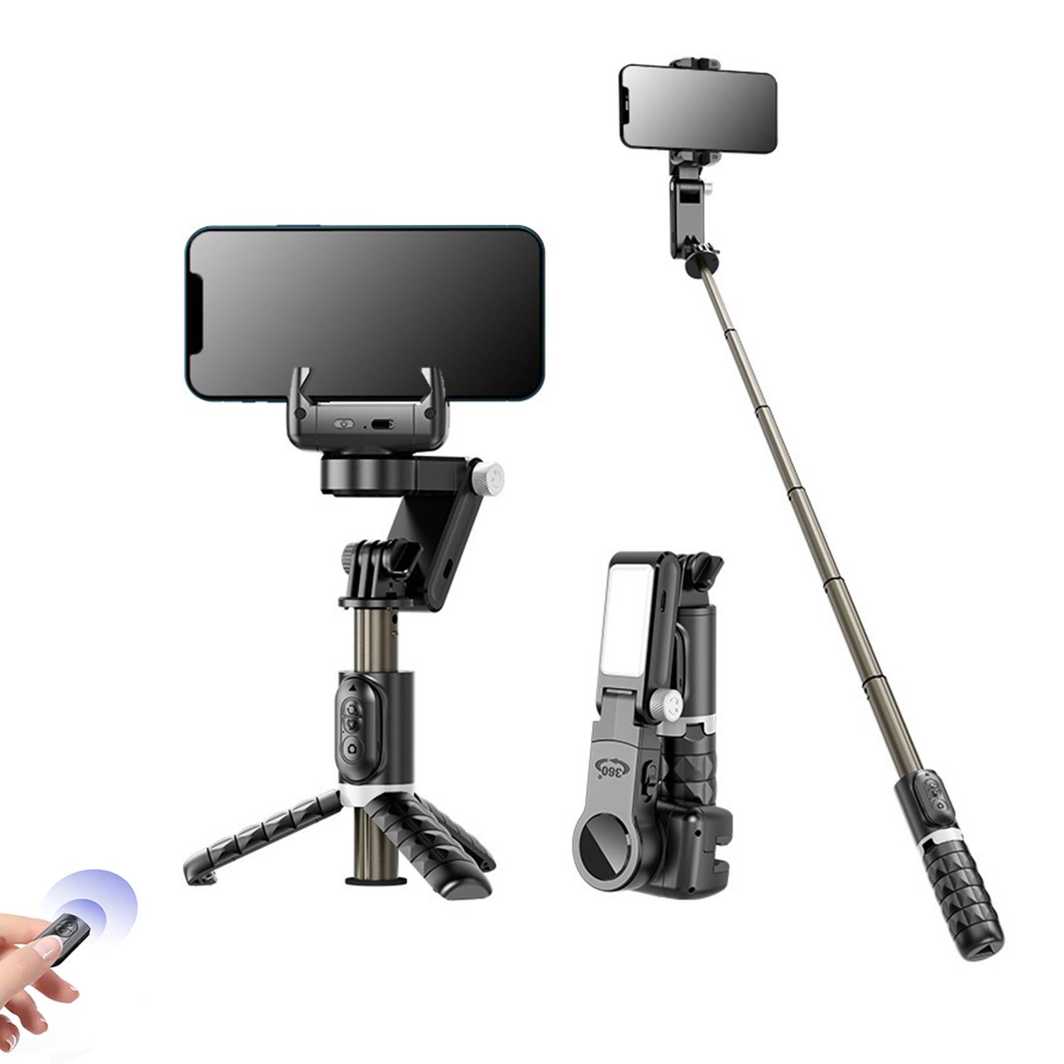 Remote Control Selfie Stick Phone Gimbal Stabilizer 2