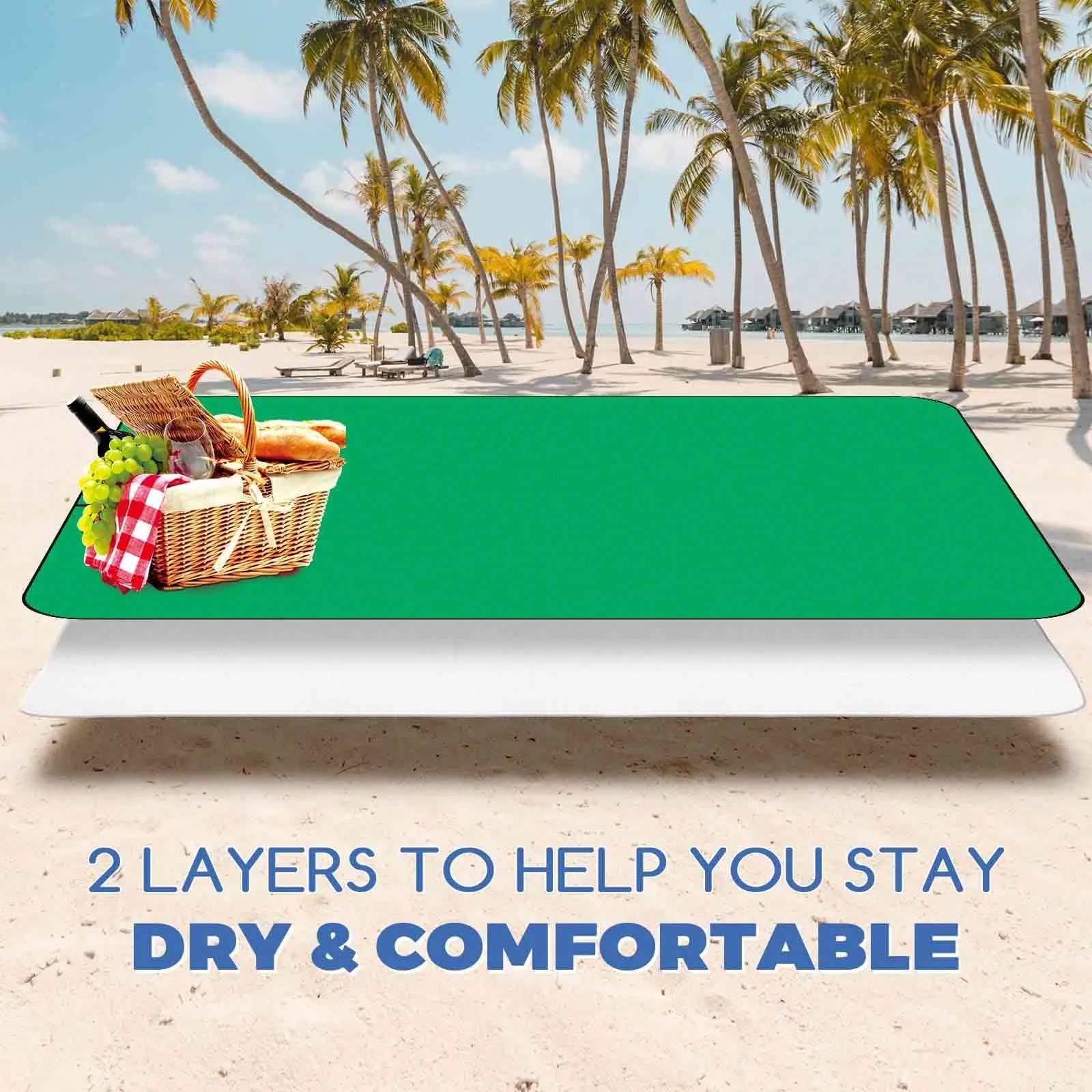Waterproof Sandproof Beach Blanket 10