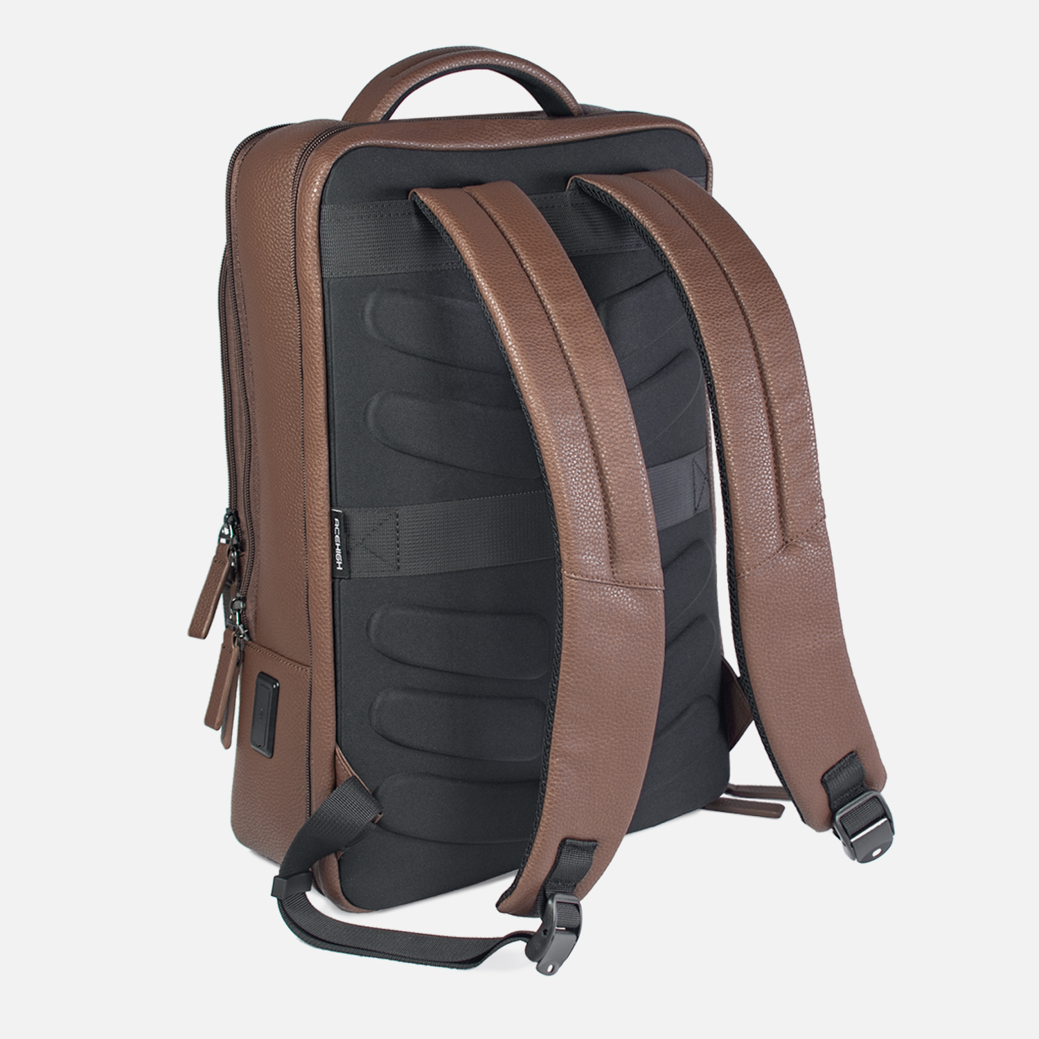 Oxford 16" Laptop Backpack with Luggage Strap
