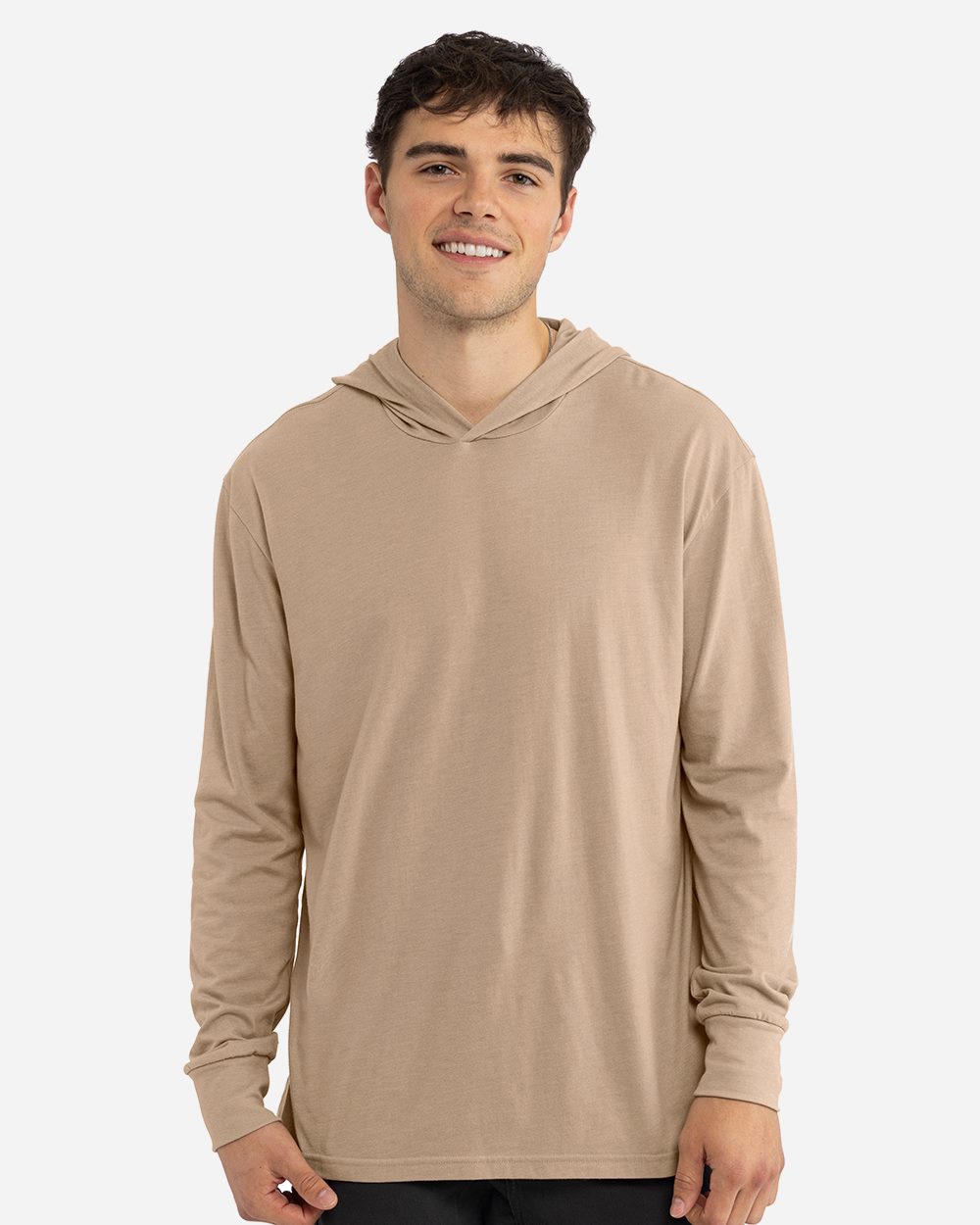 Unisex CVC Hoodie Long Sleeve T-Shirt - 6221 45