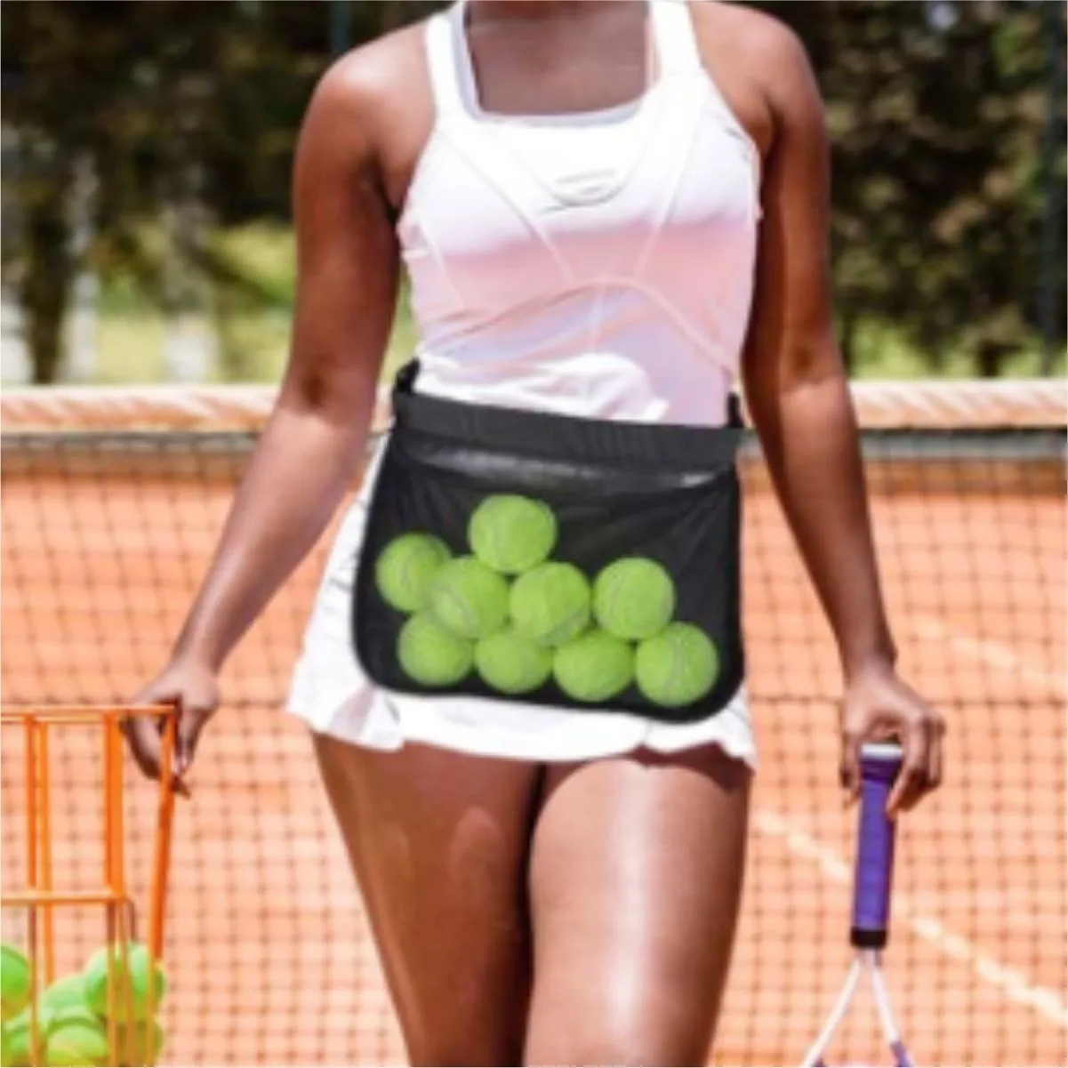 Waist Ball Training Pouch For Pickleball And Tennis 6