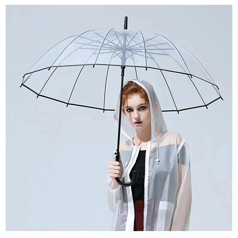 Long-handled Transparent Umbrella 4
