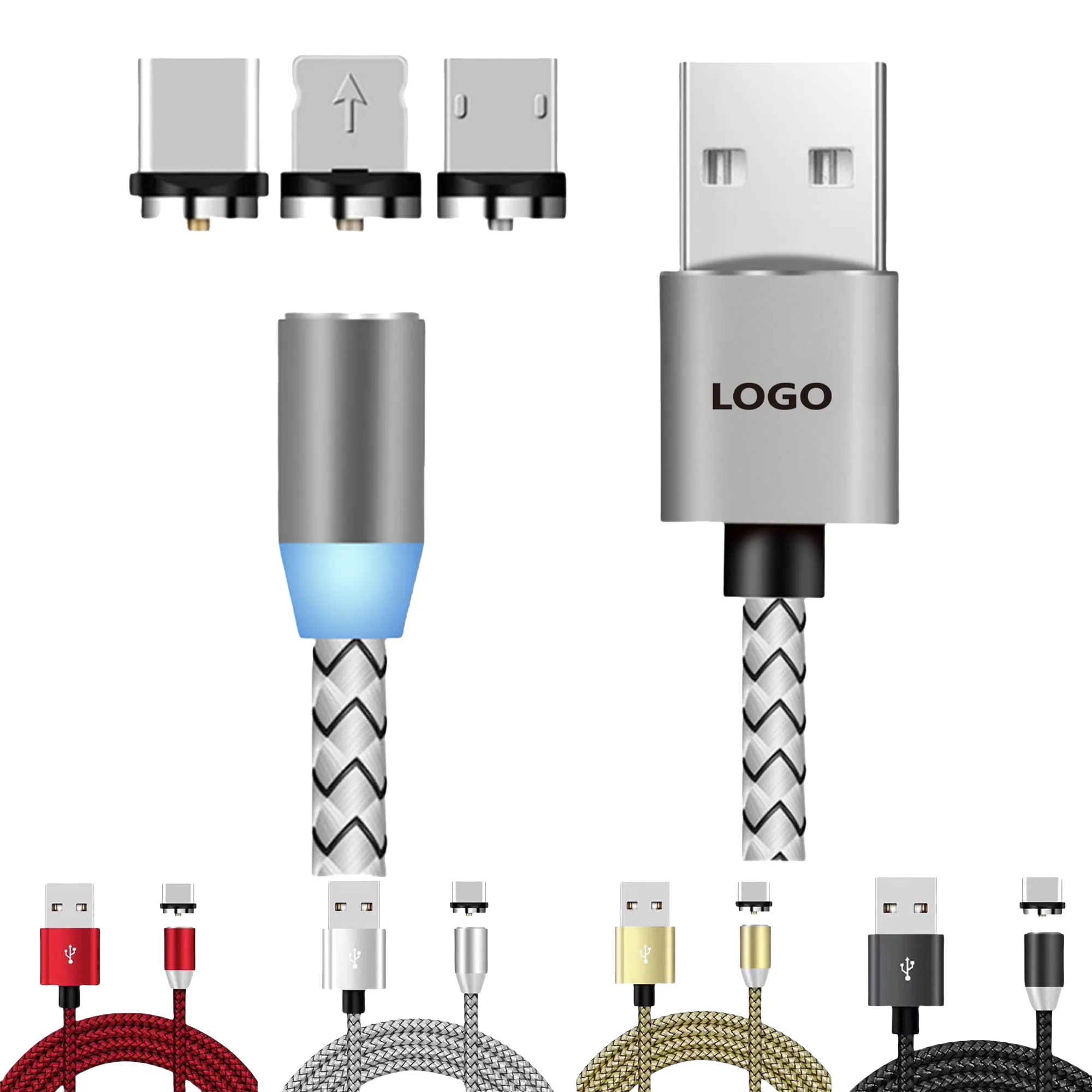 3-in-1 Magnetic Phone Cable Charger MOQ 100 2