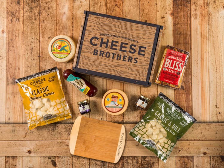 Cheese Bros. Taste of Wisconsin Gift Pack (Cheeses, Board +) 6