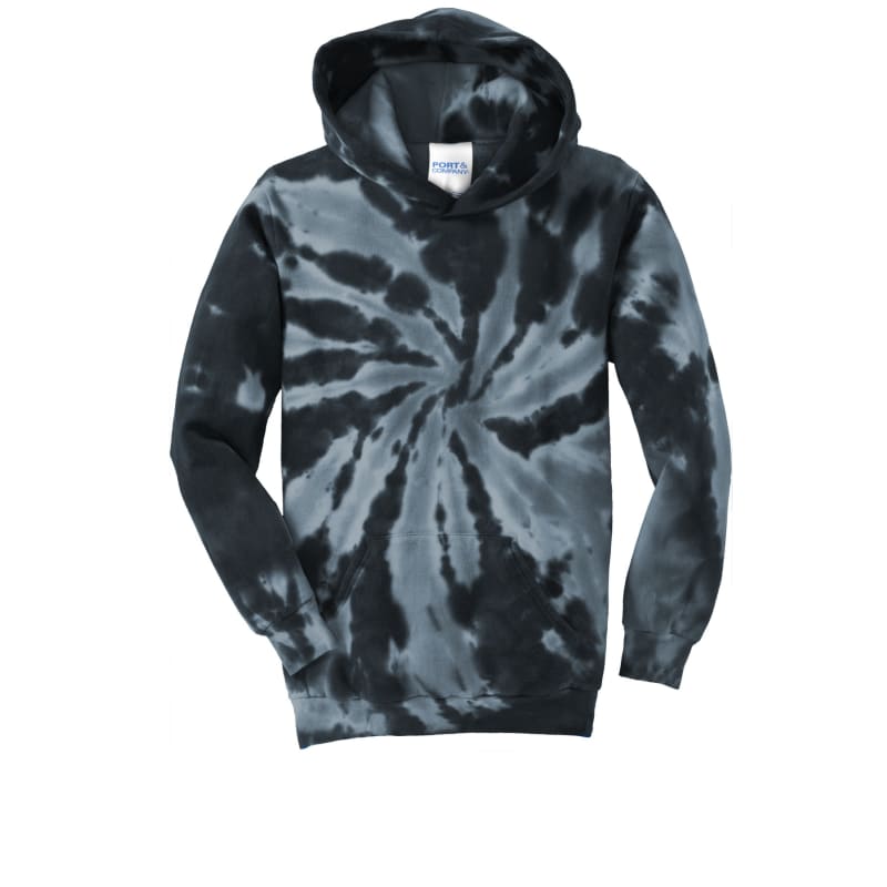 Port & Company Youth Tie-Dye Pullover Hooded Sweatshirt. 42