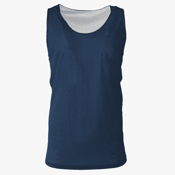 #B110 / Core Mesh Men's Reversible Tank Top (White Panels) 3